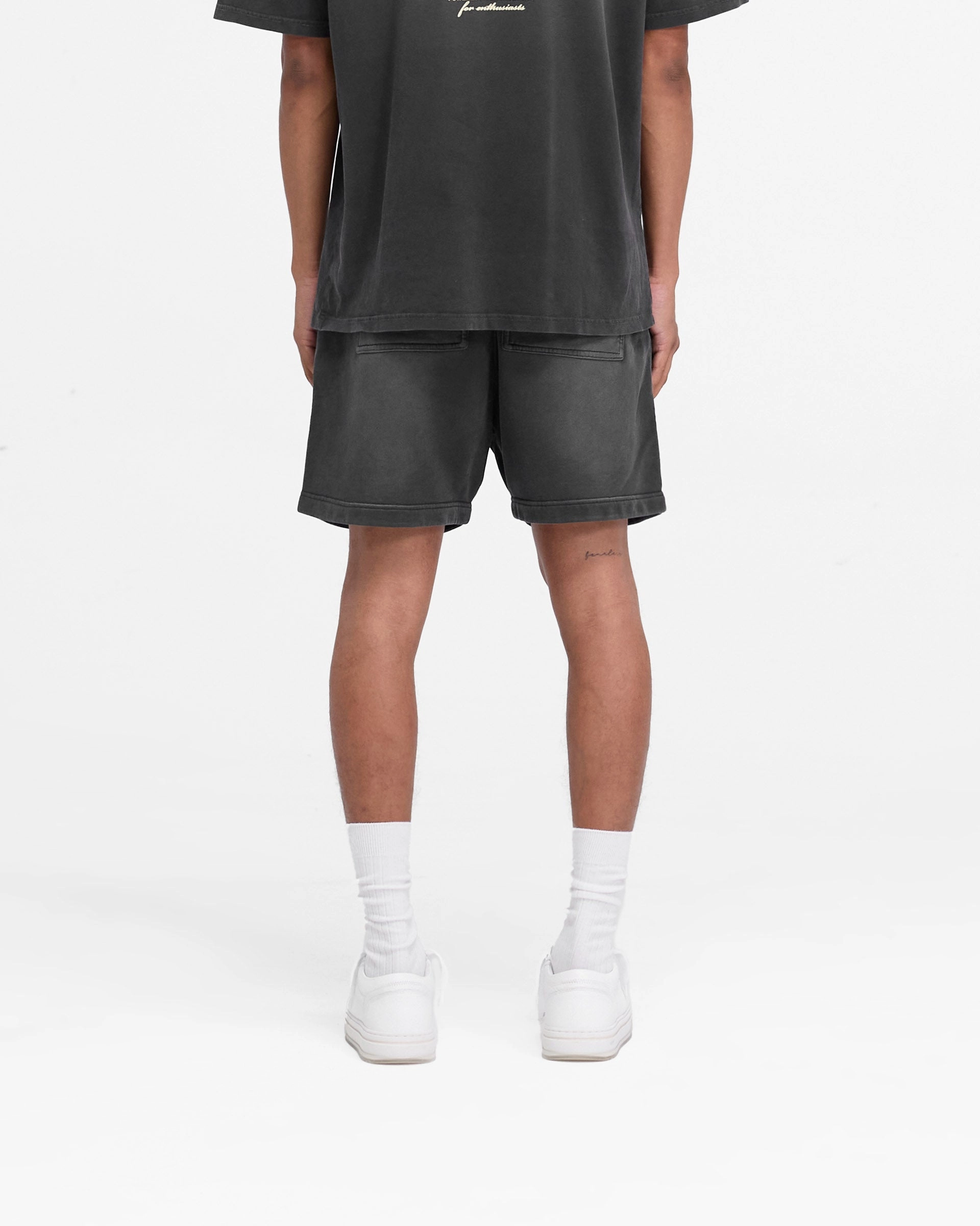 Represent Owners Club Shorts - Aged Black Clean Stretch