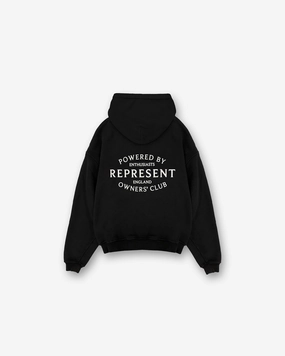 Represent Owners Club Stamp Hoodie - Jet Black Practical