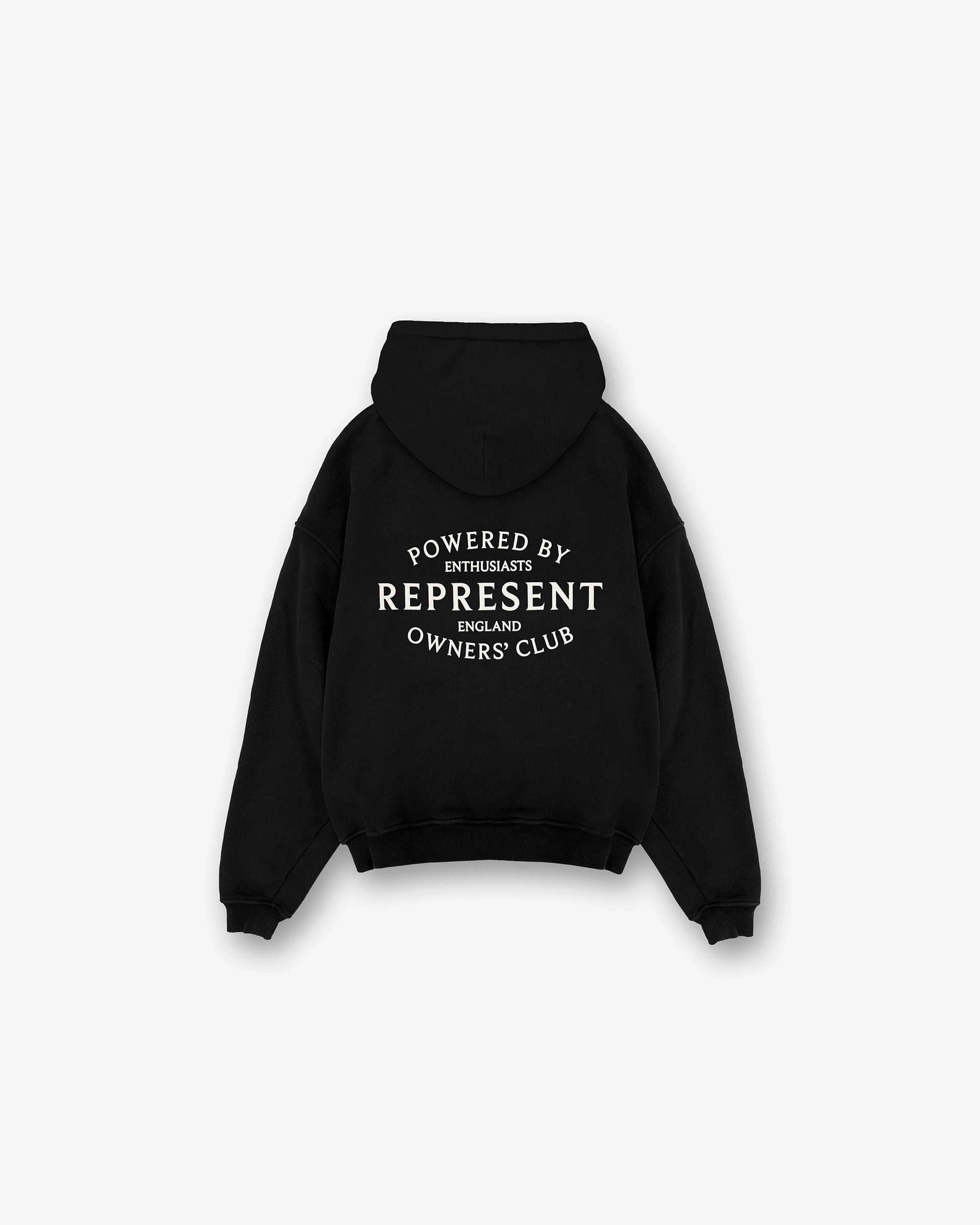 Represent Owners Club Stamp Hoodie - Jet Black Practical