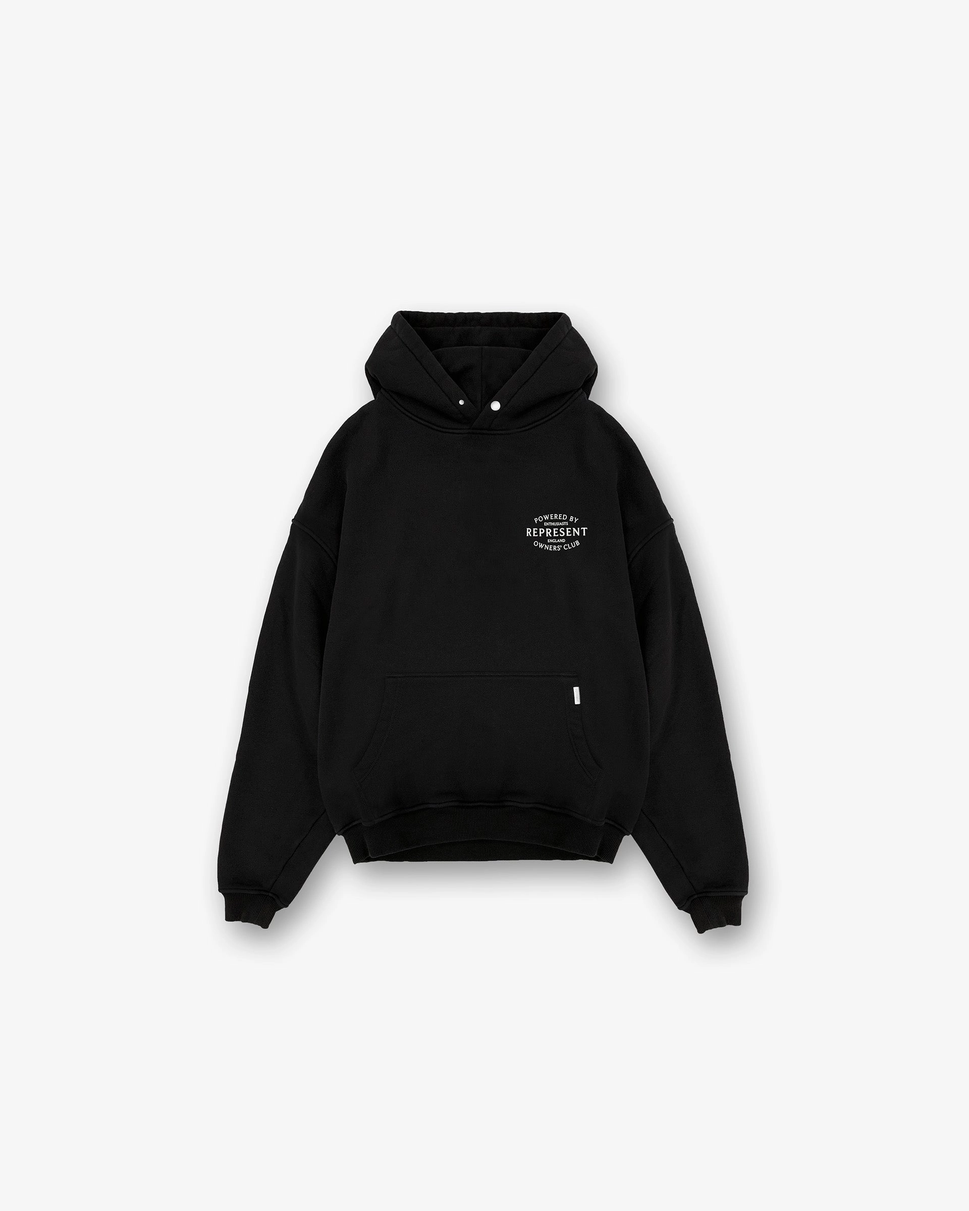Represent Owners Club Stamp Hoodie - Jet Black Everyday Performance