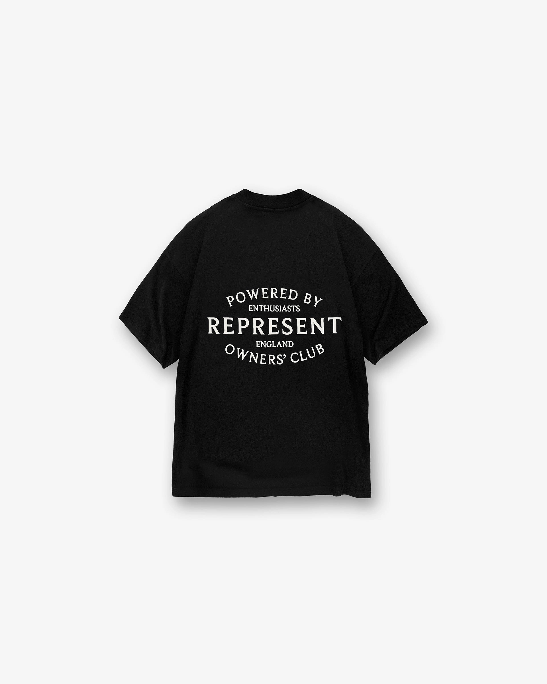 sale season Represent Owners Club Stamp T-Shirt - Jet Black