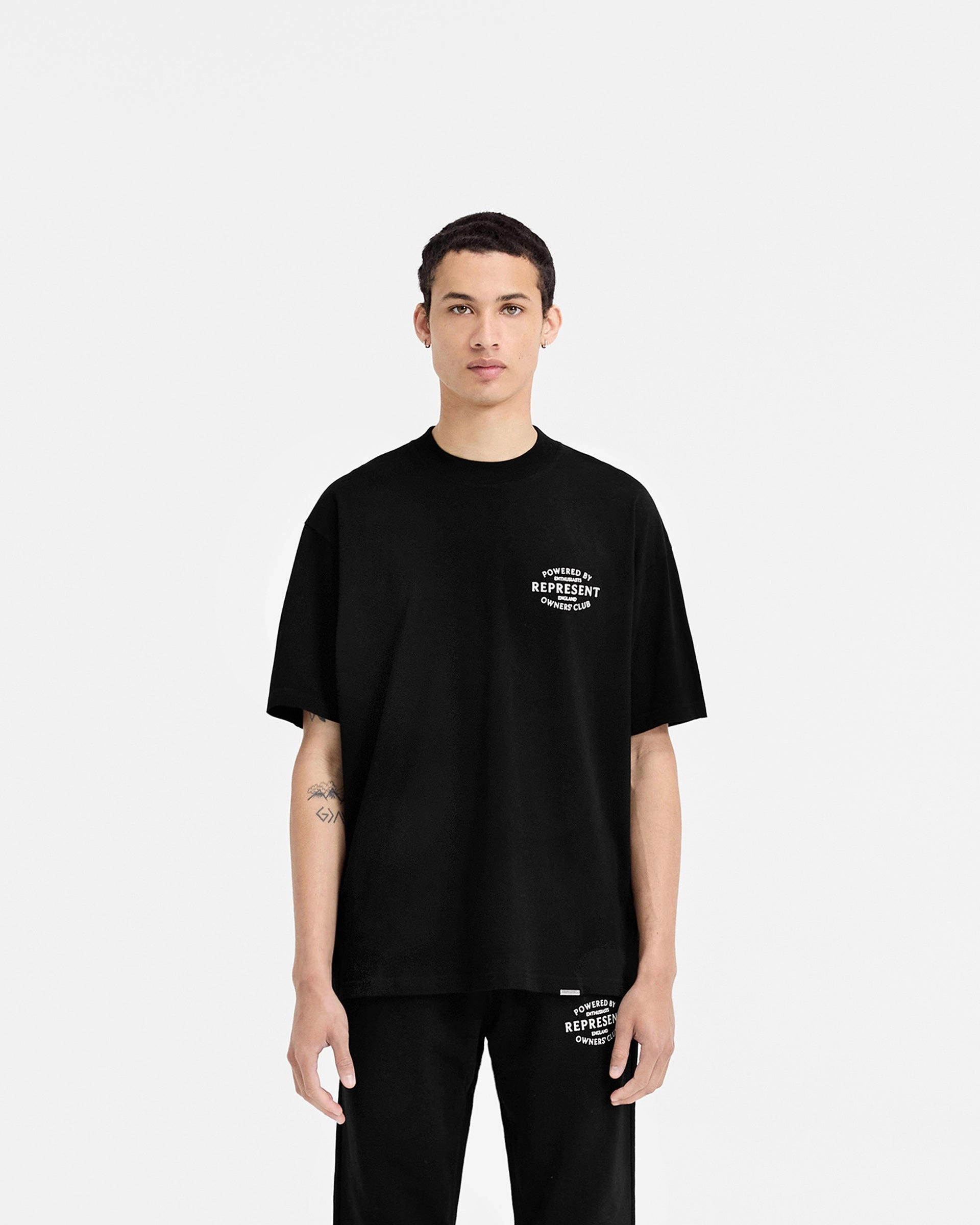 Represent Owners Club Stamp T-Shirt - Jet Black All-Purpose Comfort