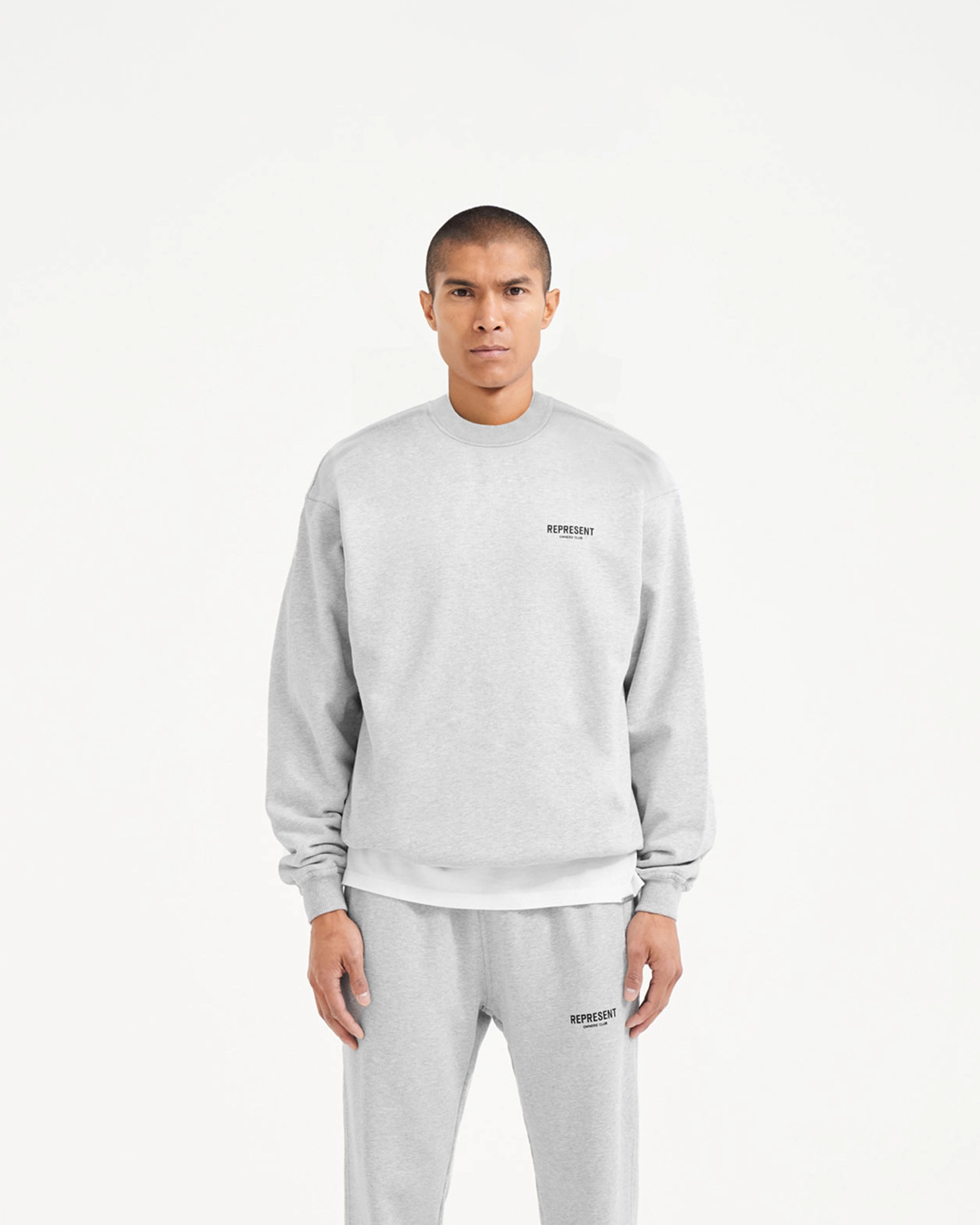 Outdoor Comforted Urban Ready Represent Owners Club Sweater - Ash Grey