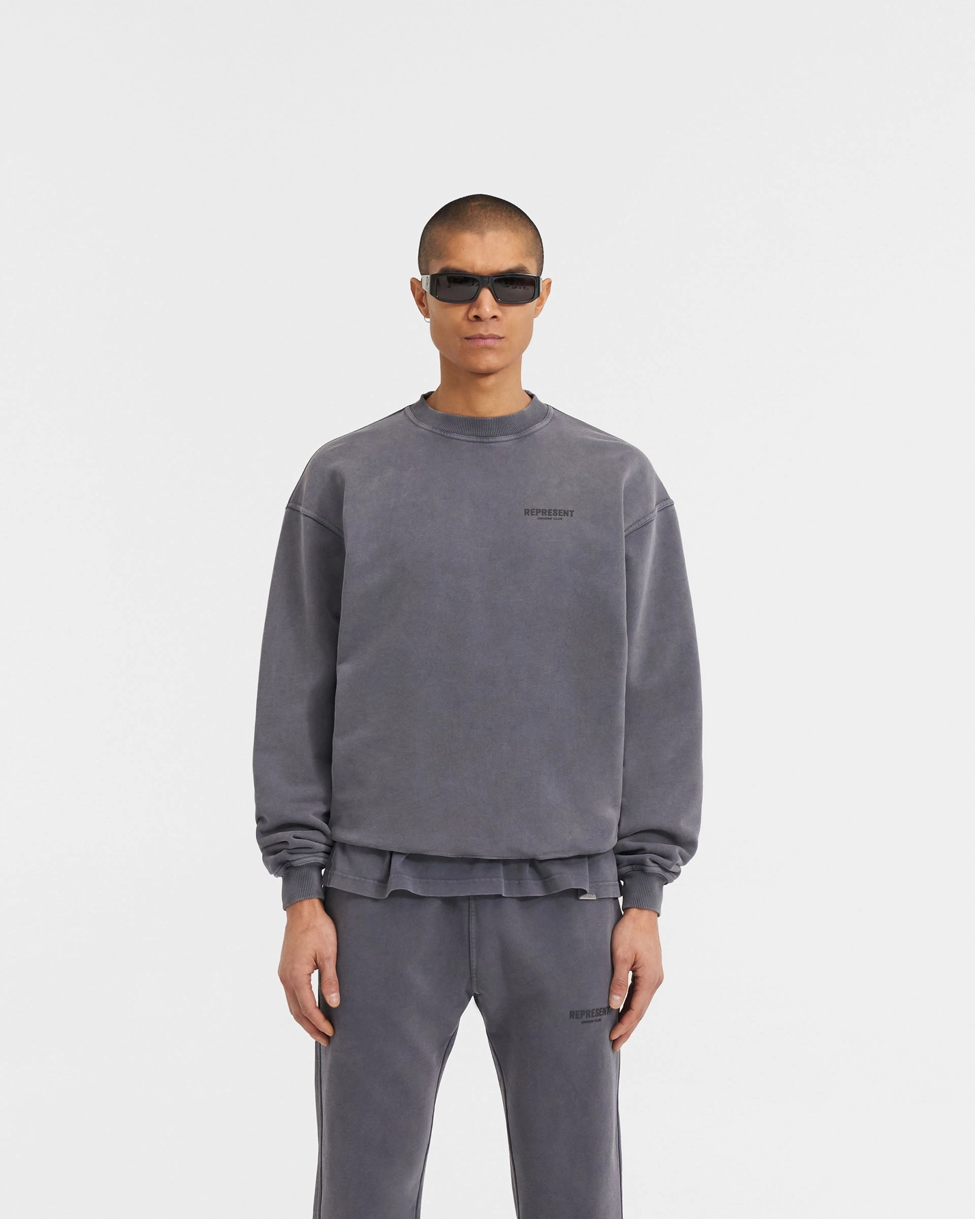 Reinforced Neckline All Day Comfort Represent Owners Club Sweater - Storm