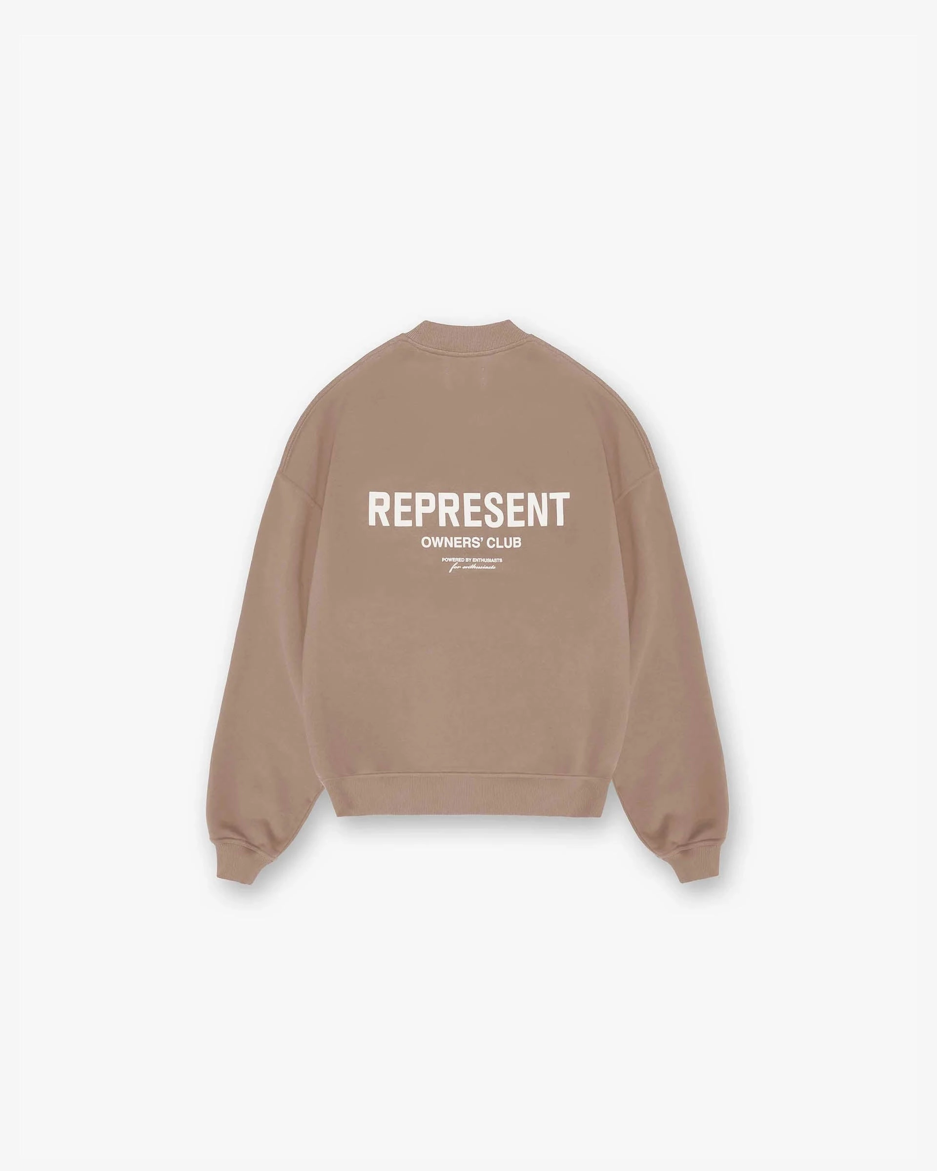 Represent Owners Club Sweater - Stucco PreShrunk Material