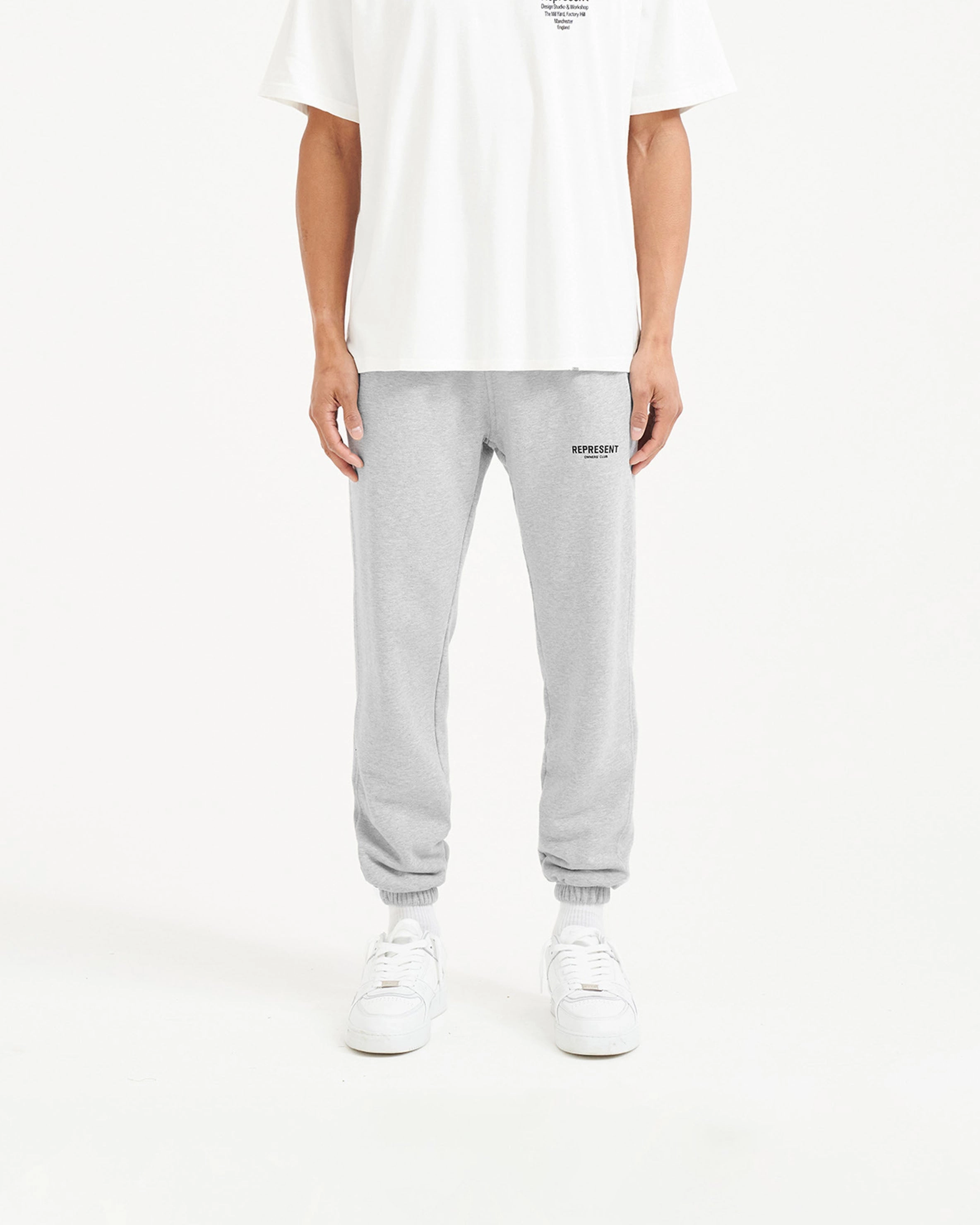 Represent Owners Club Sweatpant - Ash Grey Durable Hemming Dynamic Fit
