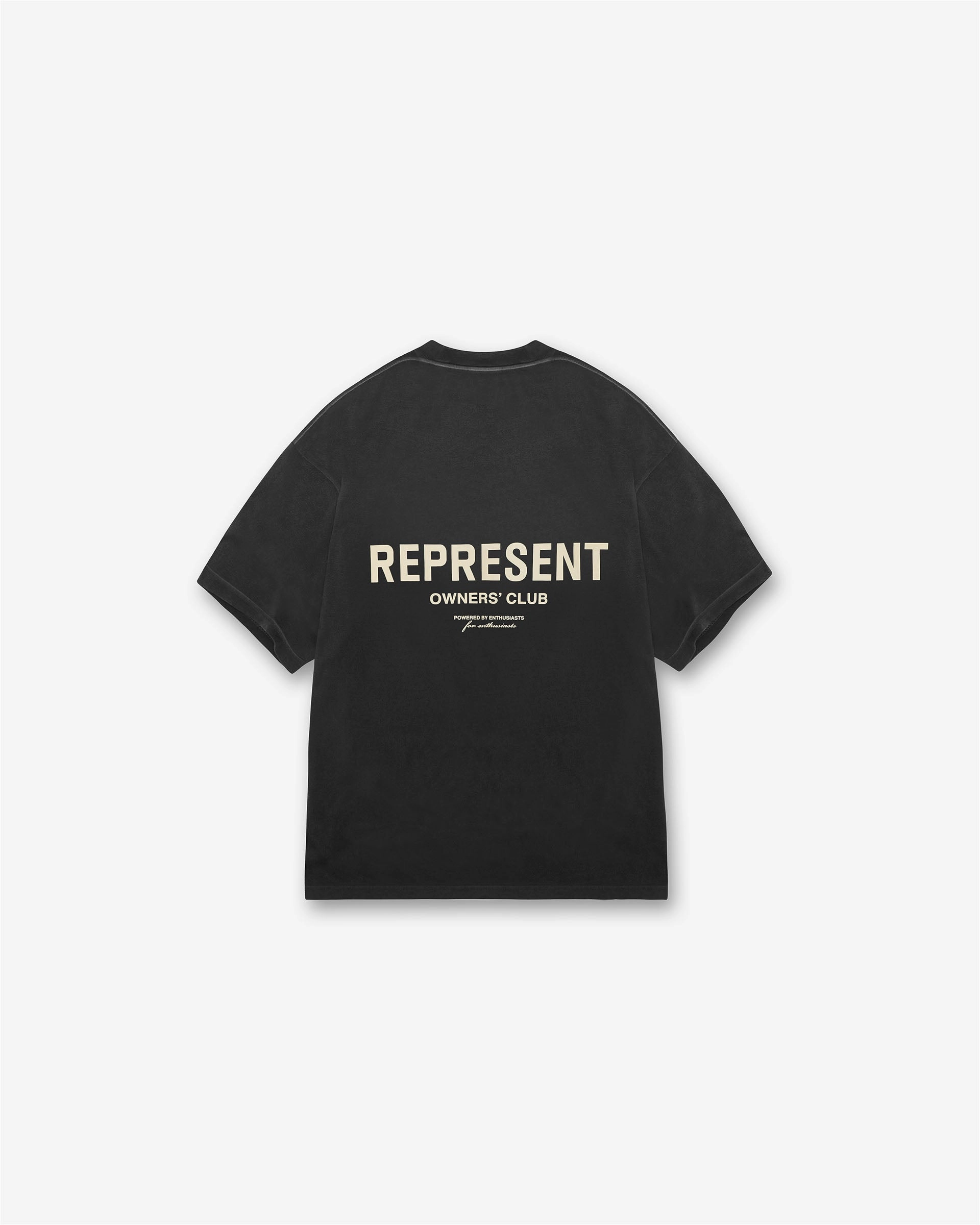 Washable Represent Owners Club T-Shirt - Aged Black