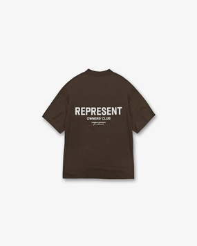 Represent Owners Club T-Shirt - Brown Street Style Trend