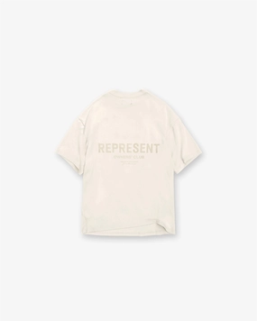 Represent Owners Club T-Shirt - Buttercream Modern Twist Quick Fit Design