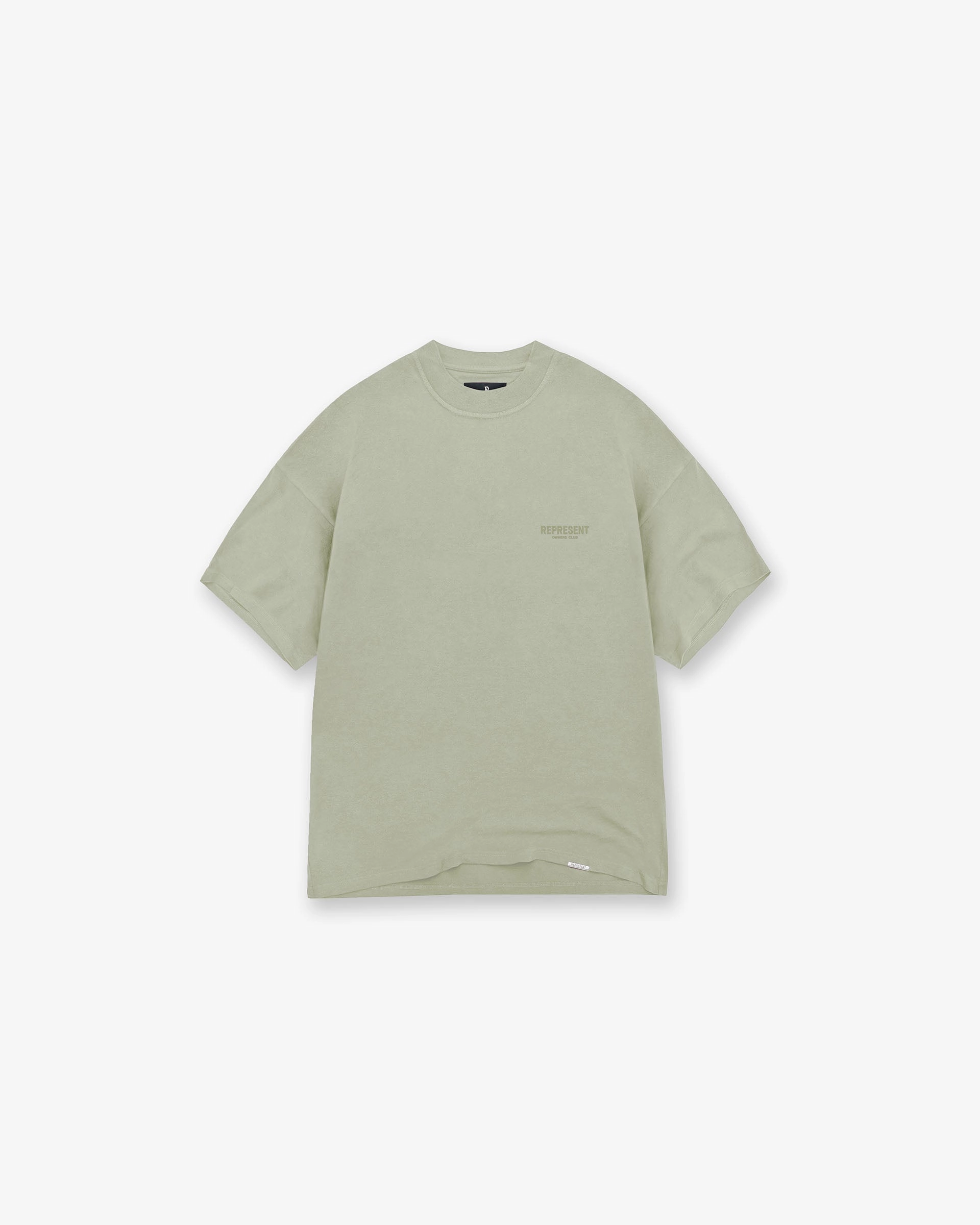 Button Down Urban Style Trend Represent Owners Club T-Shirt - Pastel Green