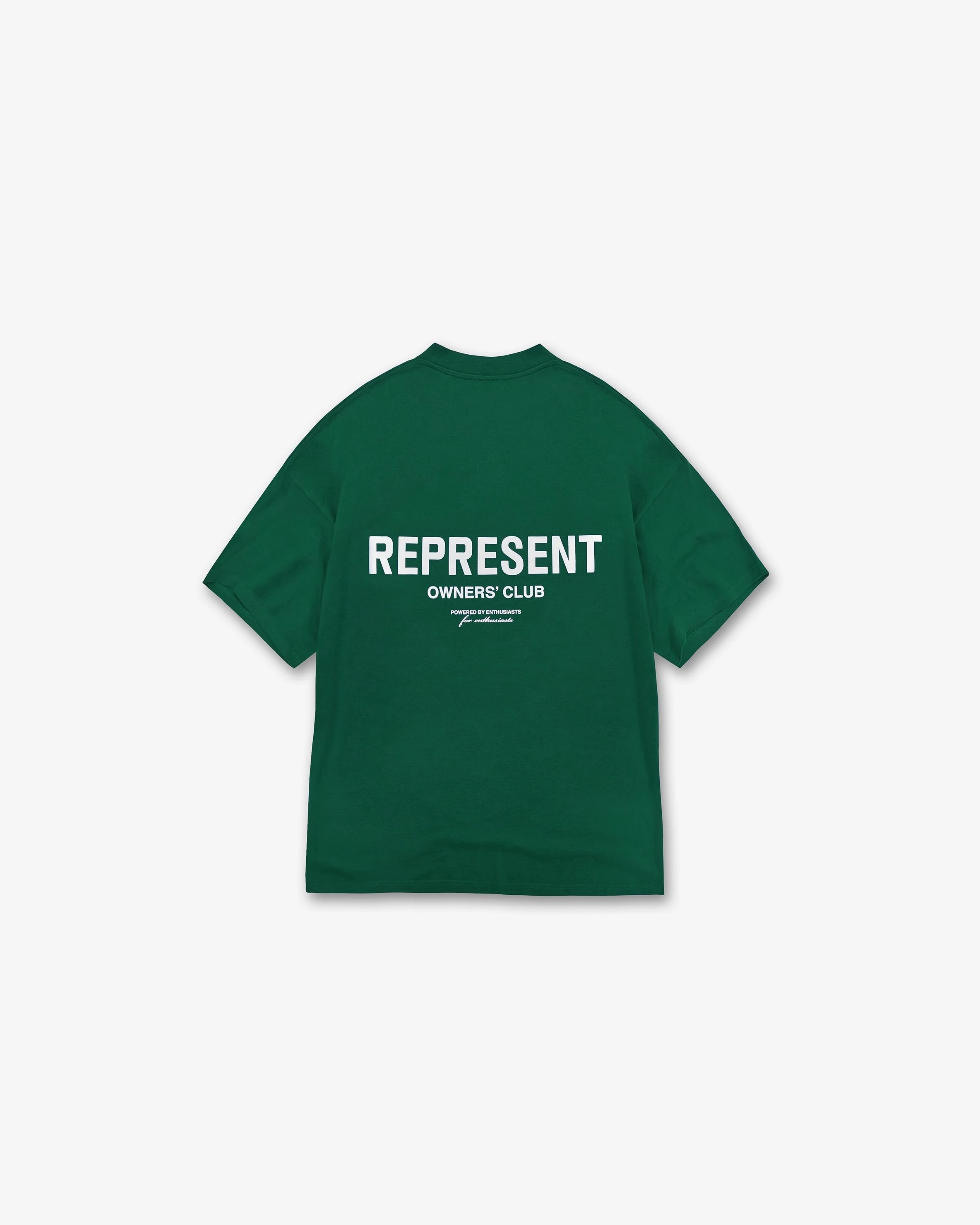 Represent Owners Club T-Shirt - Racing Green Active Comfort Wear Relaxed Comfort Look