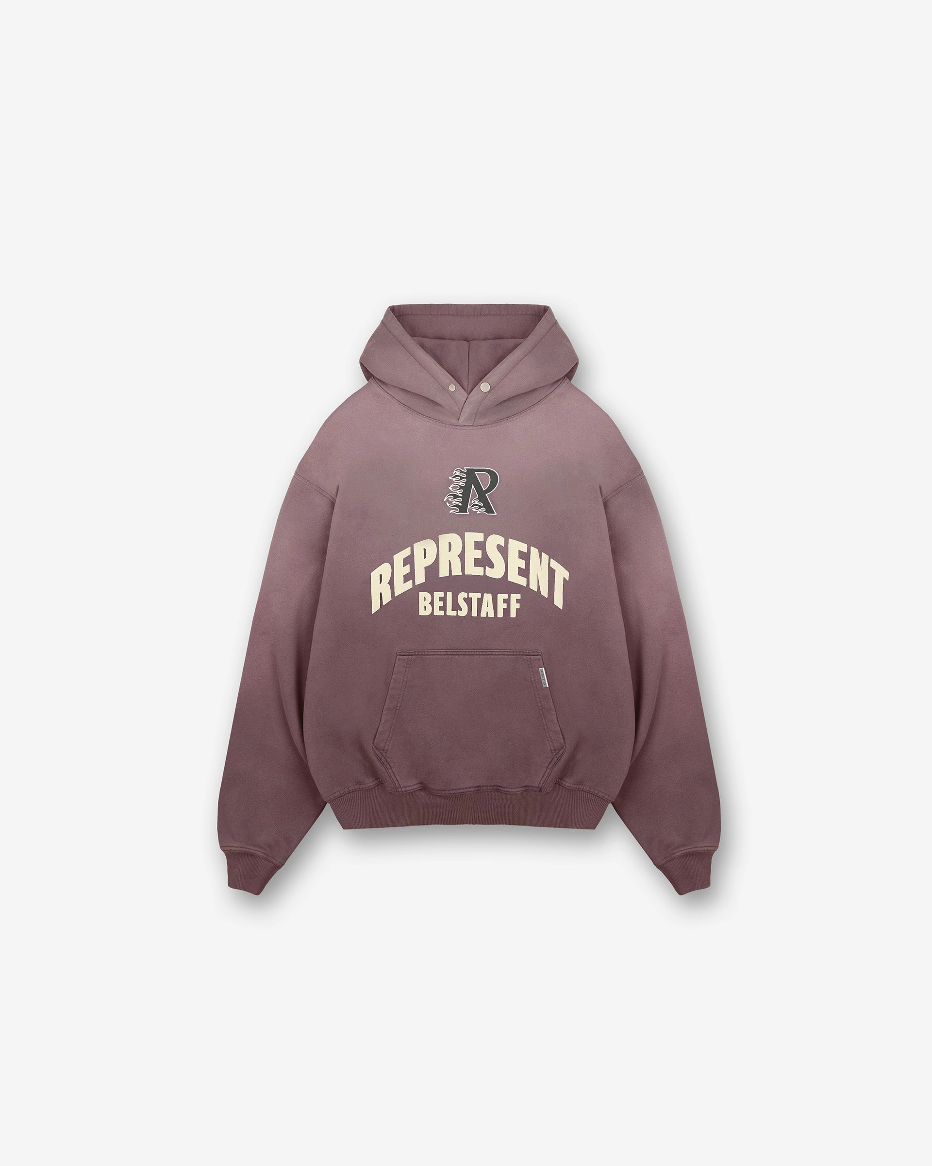 Represent X Belstaff Flame Phoenix Hoodie - Plum maternity wear