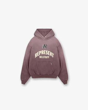 Represent X Belstaff Flame Phoenix Hoodie - Plum maternity wear