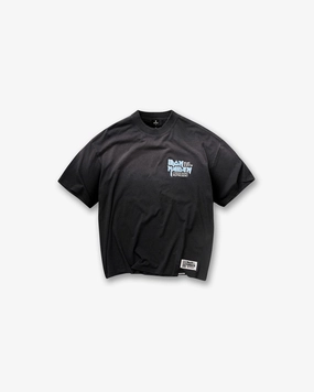 Represent X Iron Maiden Anniversary T-Shirt - Stained Black Cozy Layering