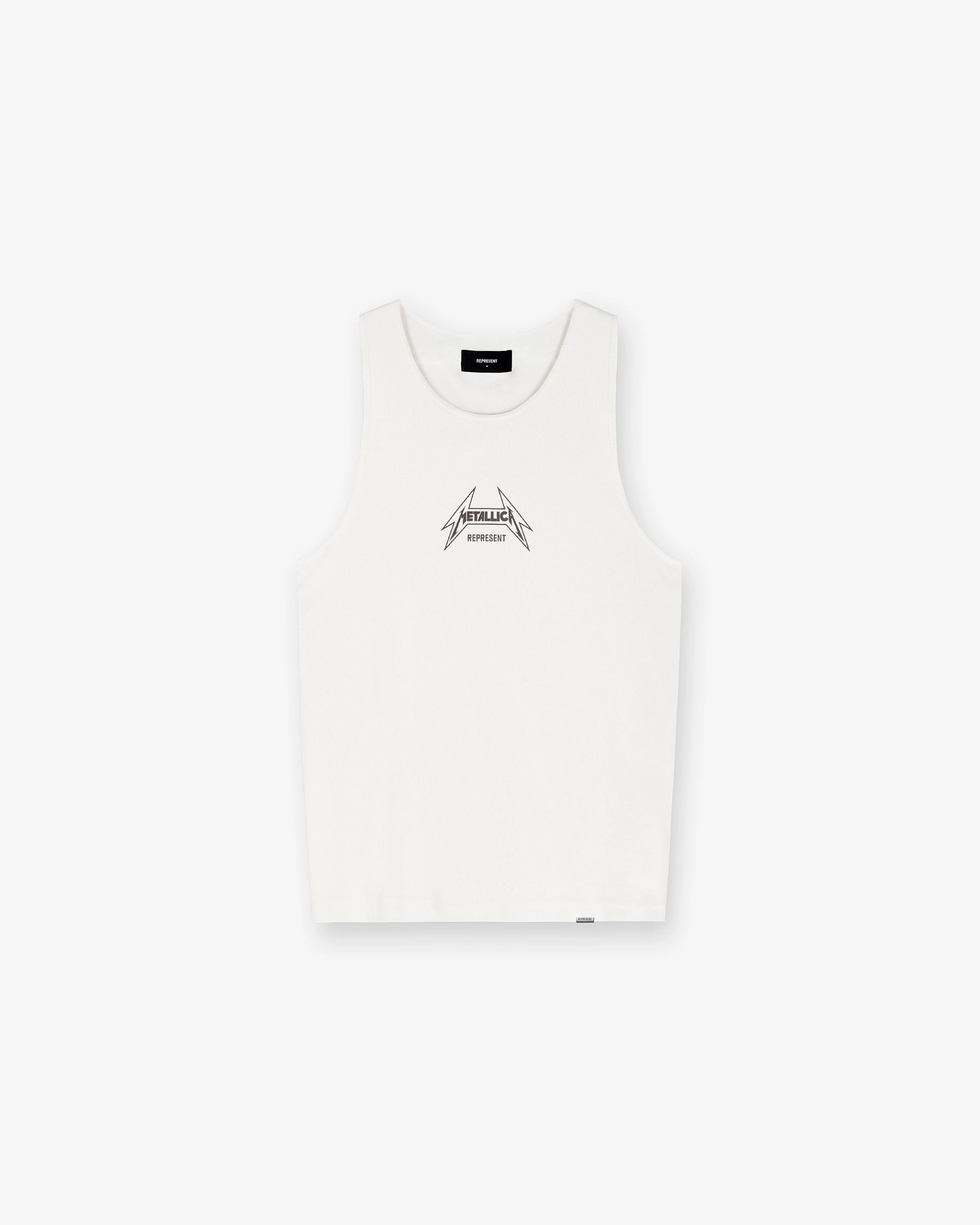 Casual Appeal Represent X Metallica Local Crew Vest - Flat White