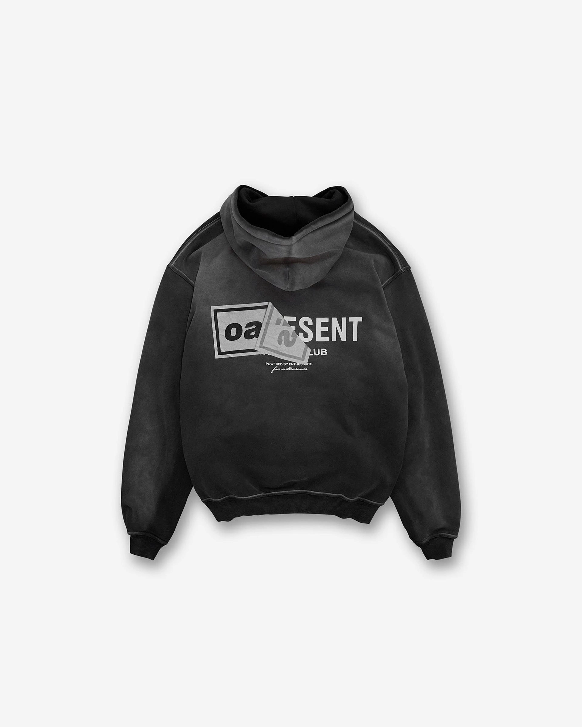 Lifestyle Motion Represent X Oasis Owners Club Hoodie - Stained Black