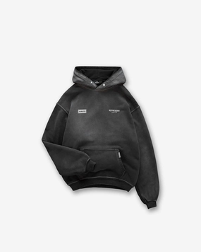 New Year's Eve wear Performance Layer Represent X Oasis Owners Club Hoodie - Stained Black