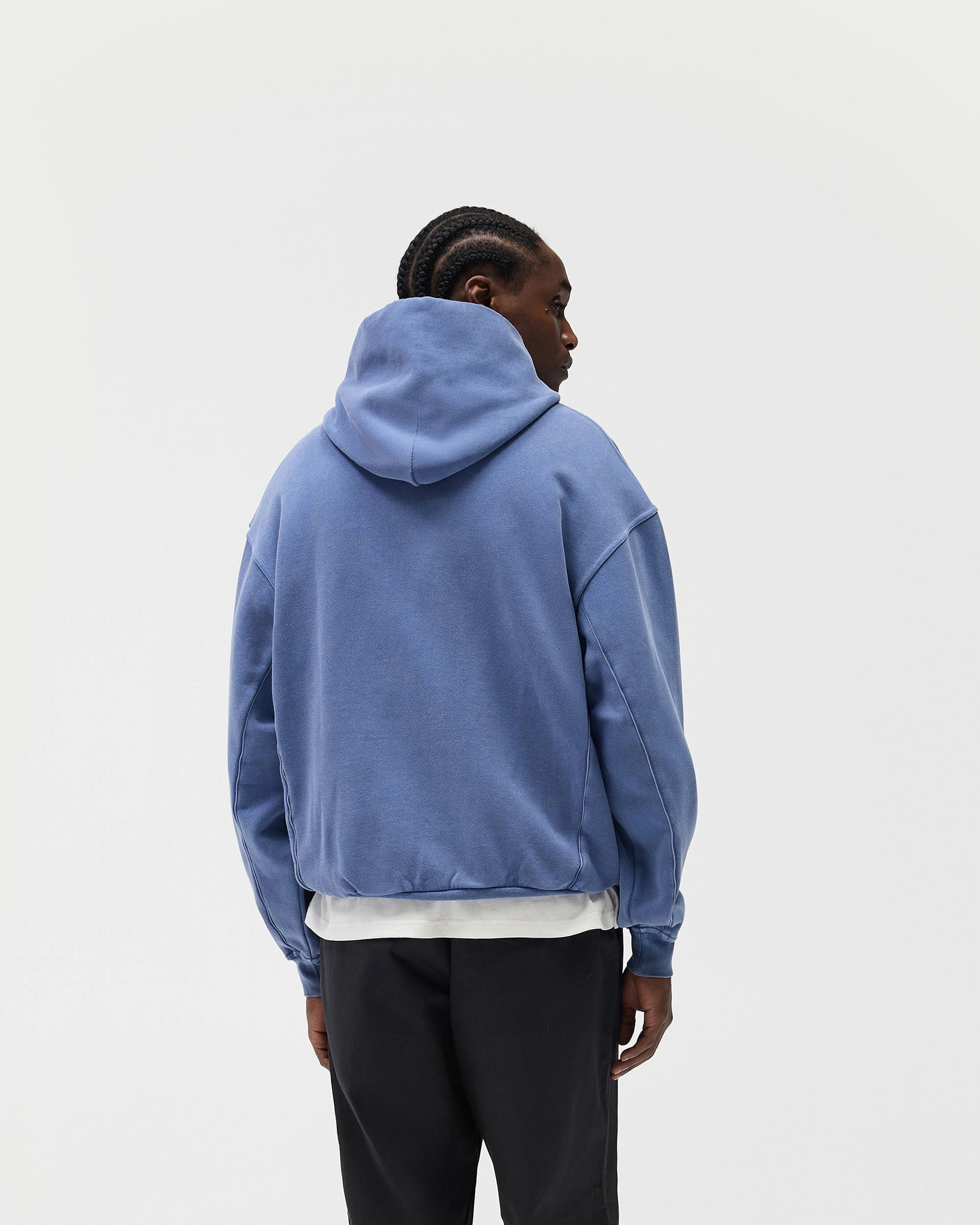 Soft Streetwear Represent X Puma Graphic Hoodie - Blue Dusk