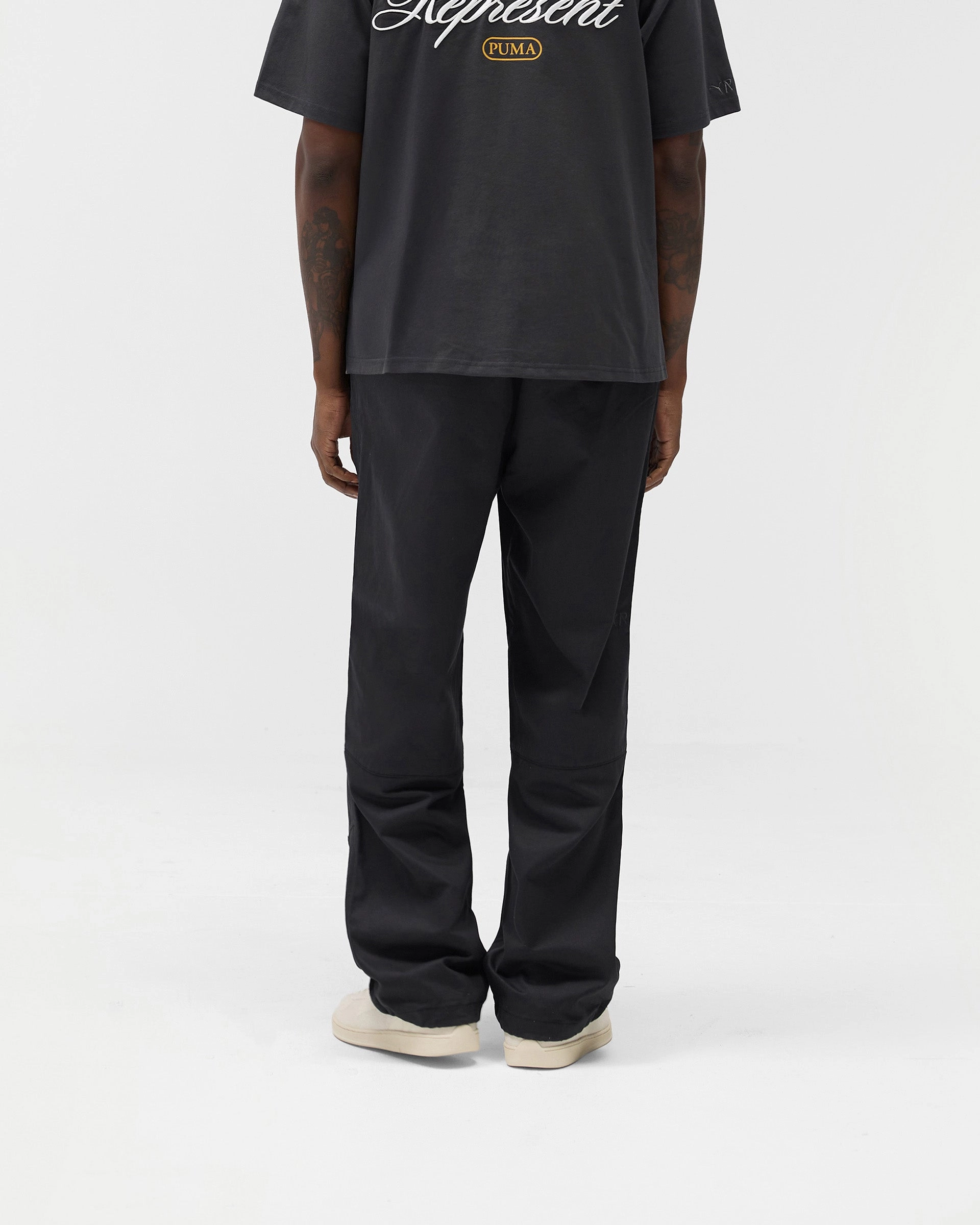 Simple Utility All Day Wear Comfort Represent X Puma Pants - Dark Grey