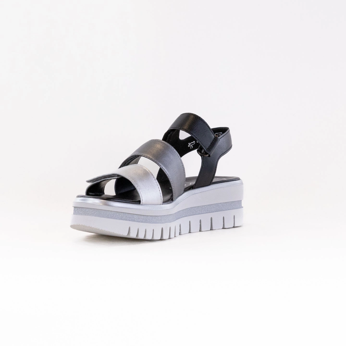 Red Bold Secure Wrap Gabor 64.620 Sandal (Women's) - Silver