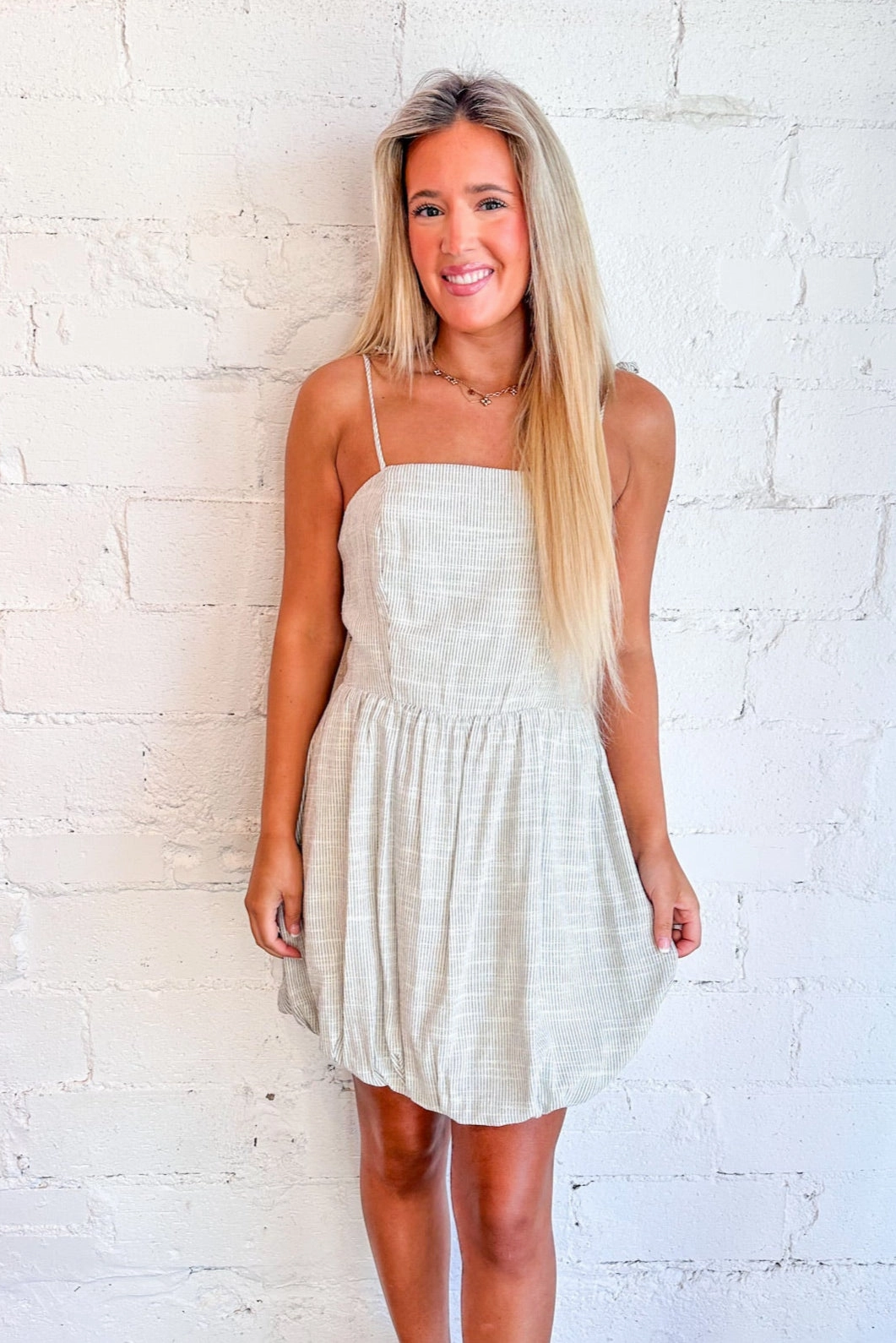 Resort Ready Pin Stripe Dress Air Touch