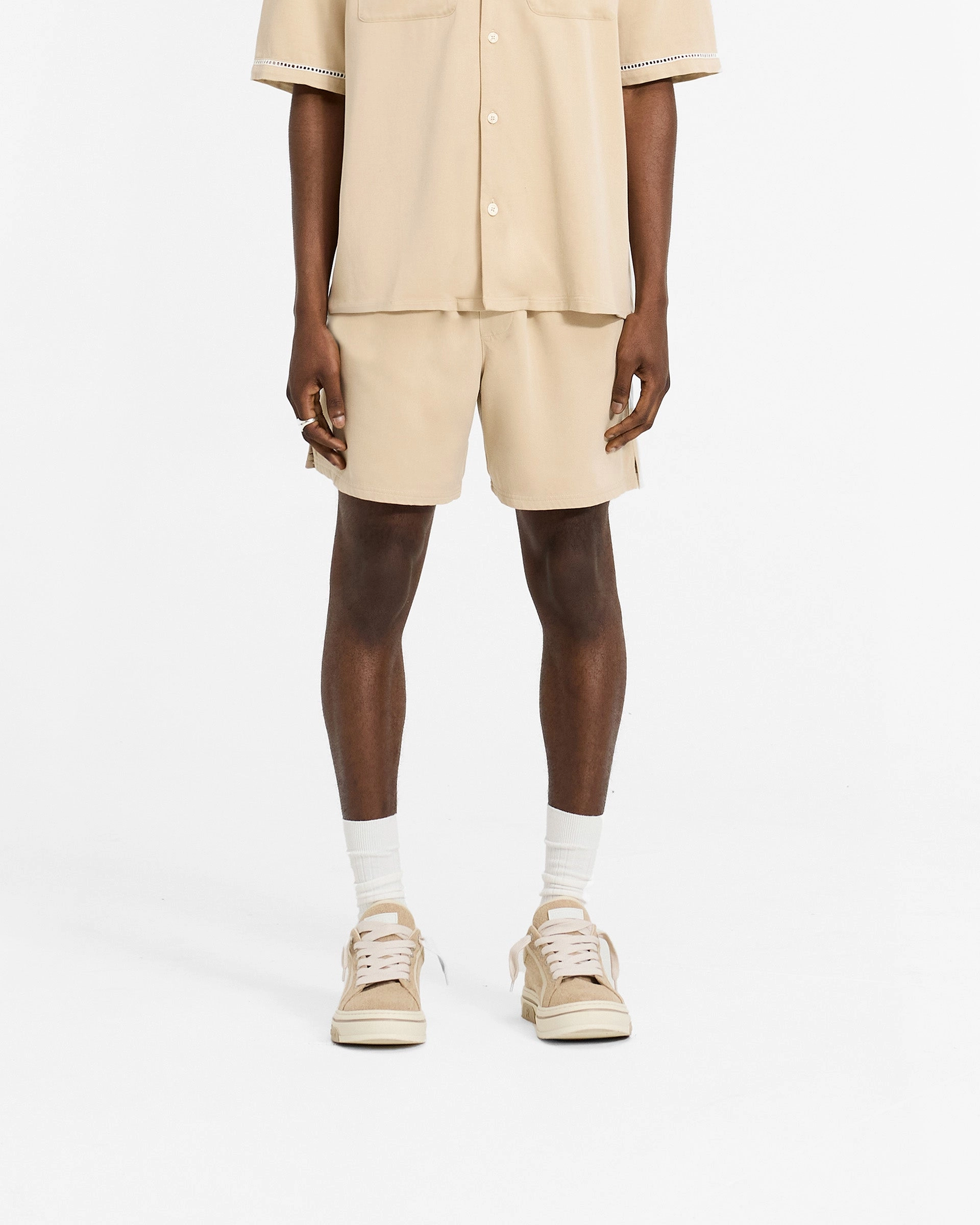Resort Shorts - Latte Jogging Ready
