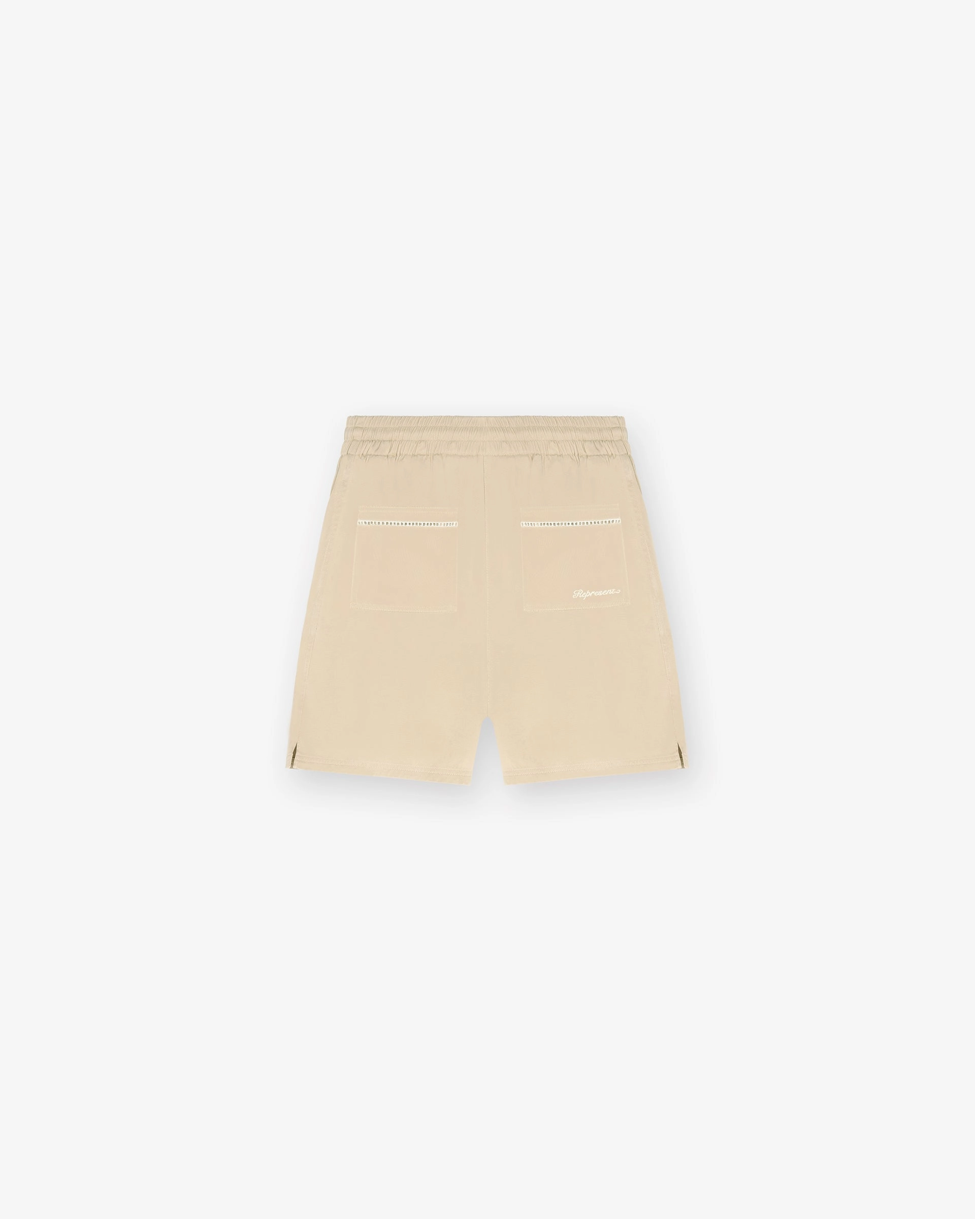 Cargo Pockets Resort Shorts - Latte