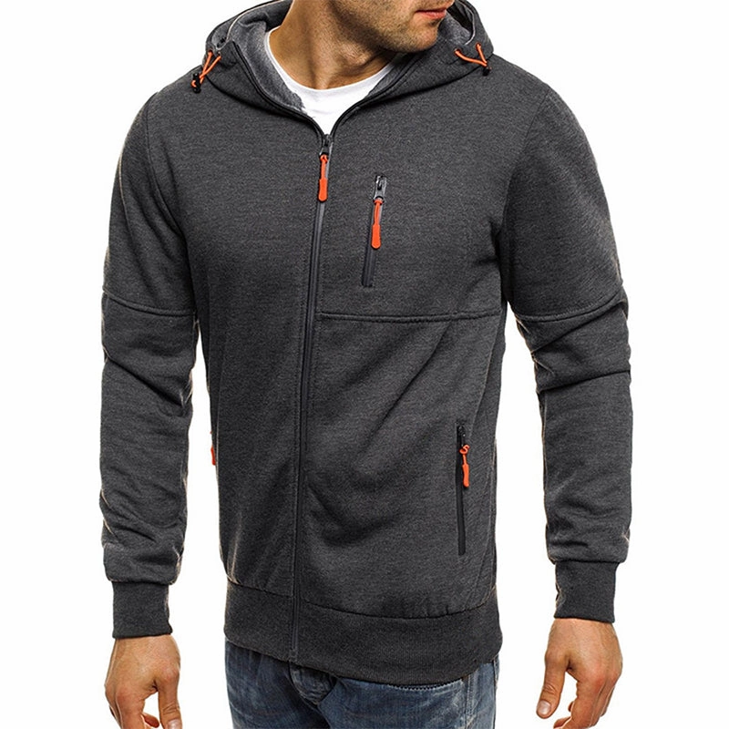 West Louis? Drawstring Solid Hoodies Lightweight insulation Stretchable Material