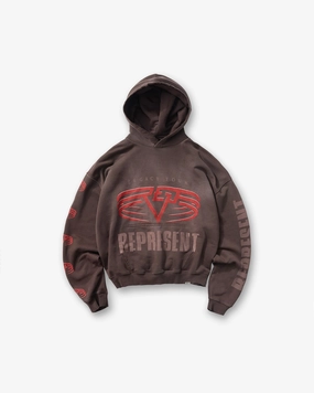 Reversible Living Legacy Tour Hoodie - Nero organic materials Eastern style
