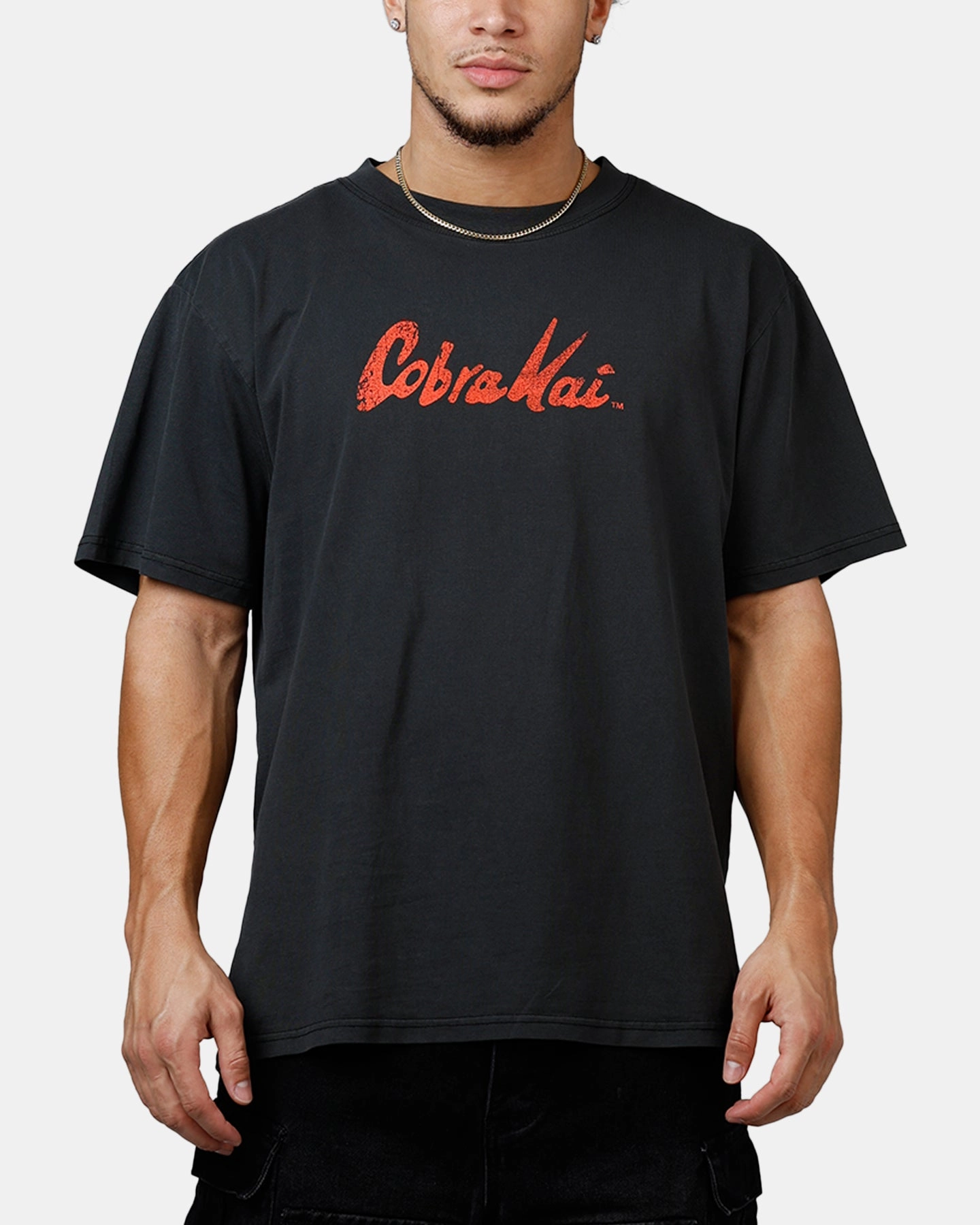 Philcos X Cobra Kai No Mercy T-Shirt Black EcoFriendly Dye Compact Thermal Insulation