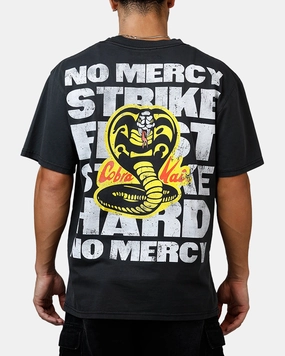 Odor Resistant Technology Double Stitched Seams Philcos X Cobra Kai No Mercy T-Shirt Black