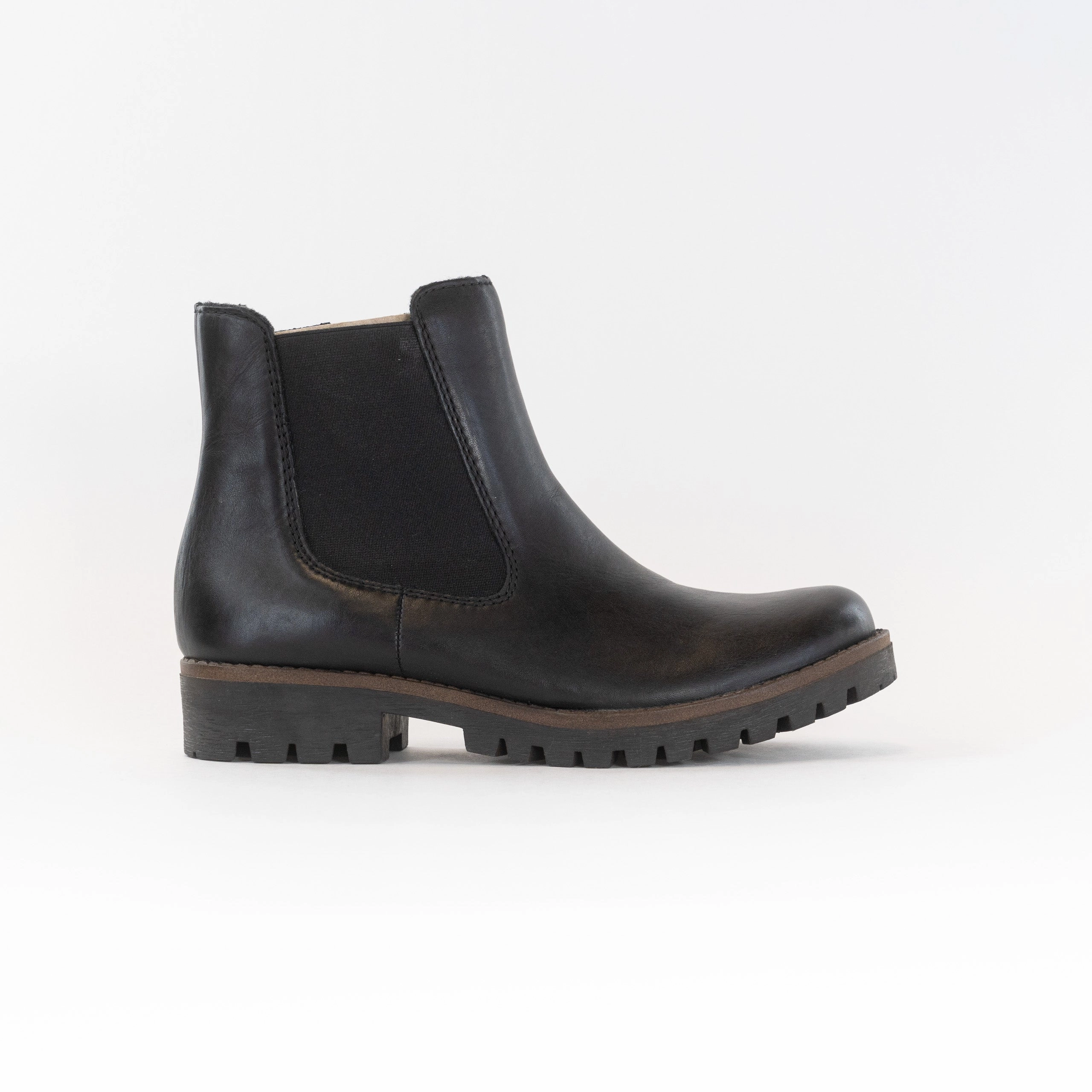 synthetic material Rieker 78570-00 (Women's) - Black