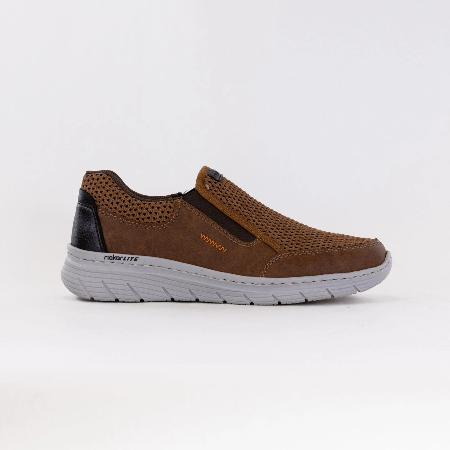 Stylish Slip On Foot Comfort Walk Rieker Mailo 55 (Men's) - Brown