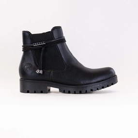 Rieker Payton 78565 (Women's) - Black Weatherproof Seam Comfort Lining Daily Walks