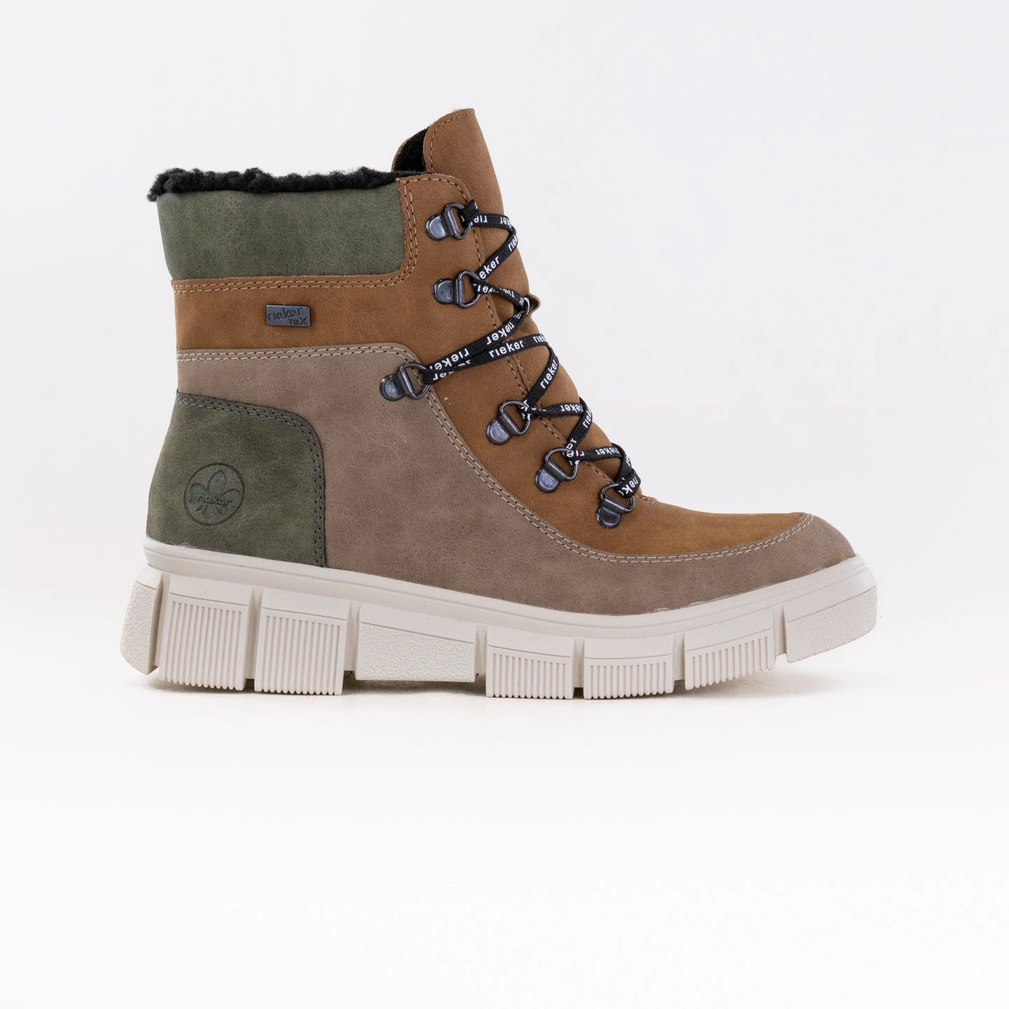 High Traction Mountain Climber Rieker X3404-90 Warmlined Boot (Women's) - Brown