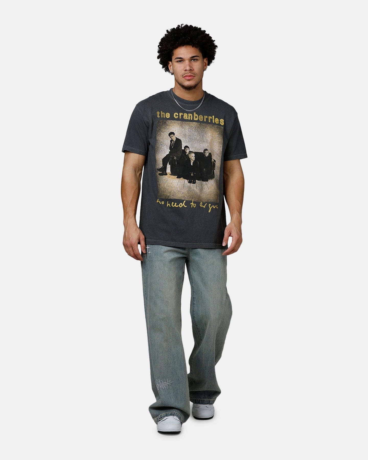 Ripple Cranberries Tour T-Shirt Washed Black Classic Hoodie TemperatureRegulating