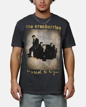 Softened Edges Ripple Cranberries Tour T-Shirt Washed Black