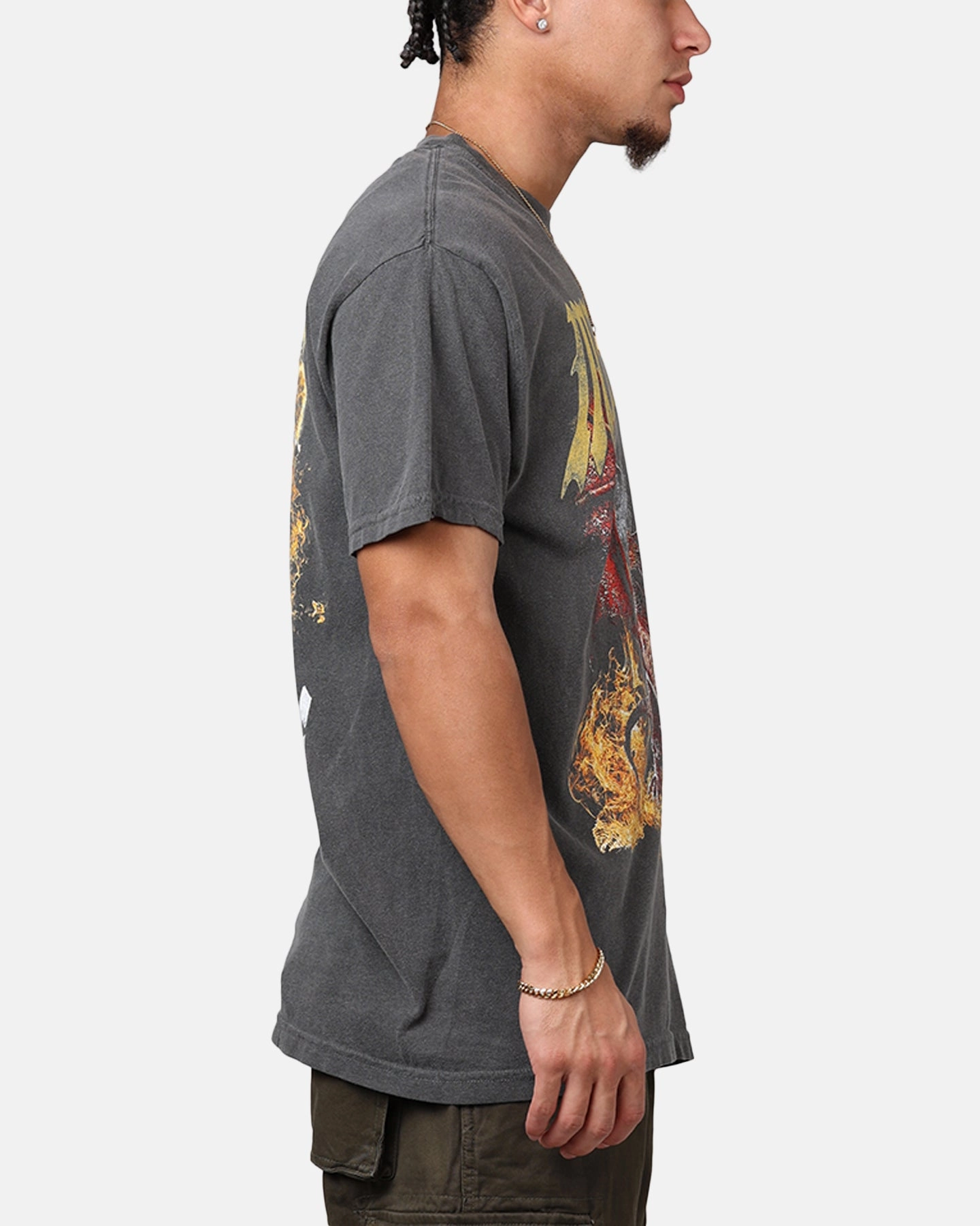 MultiPanelConstruction Ripple X Game Of Thrones 'House Of The Dragon' Meleys T-Shirt Washed Black