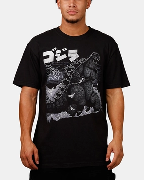 VNeckline Ripple X Godzilla Guardian T-Shirt Black