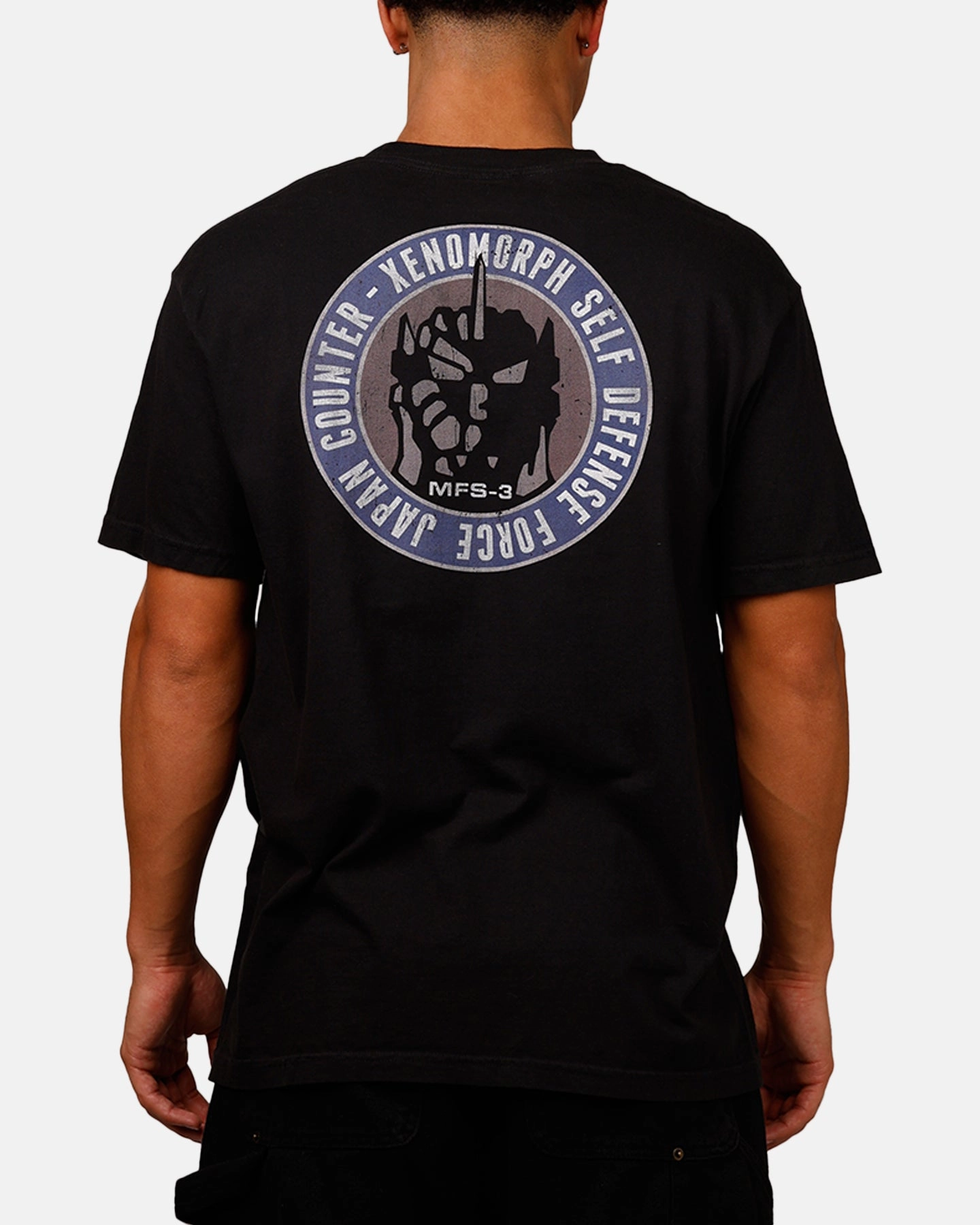 Odor Neutralizing Technology Ripple X Godzilla Mechagodzilla T-Shirt Black