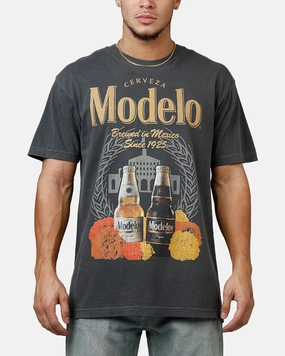 Ripple X Modelo Fighting Spirit T-Shirt Washed Black RollUpCuff Wear Resistant Edge