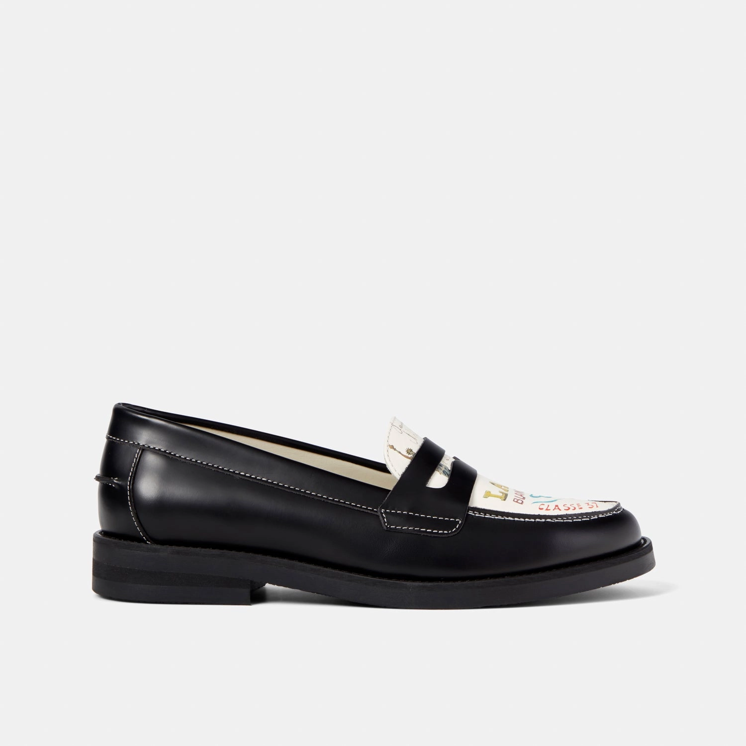 Soft Leather Fit Flexible Motion Rizla Archive Penny Loafer - Women's