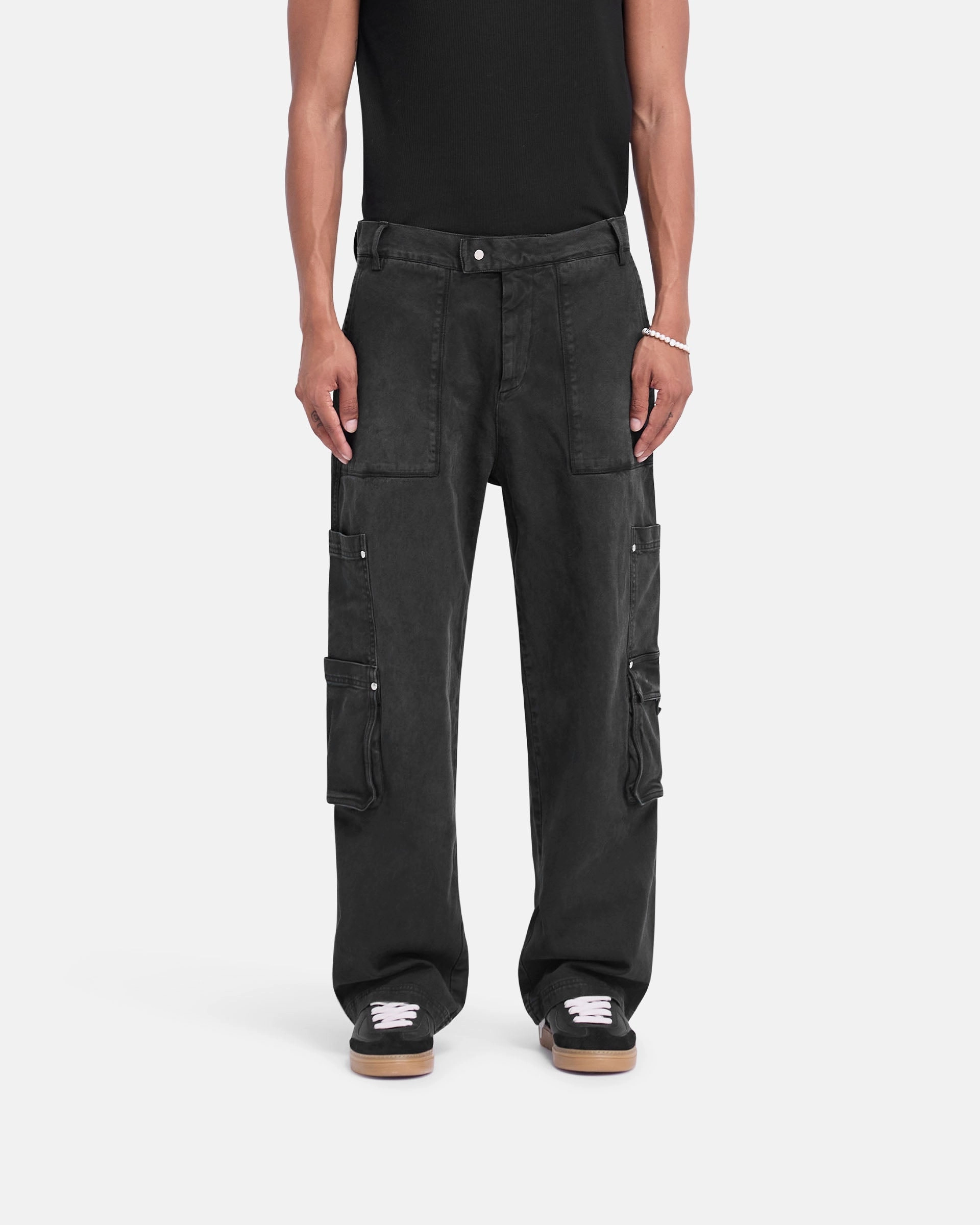Workshop Pant - Washed Black Abrasion Resistant Panels