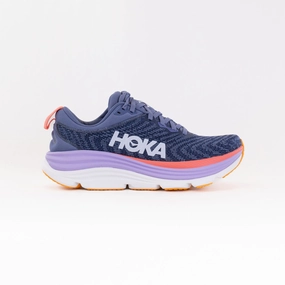 track - field running shoes Durable outsole traction Hoka Gaviota 5 Wide (Women's) - Anchor/Grapefruit