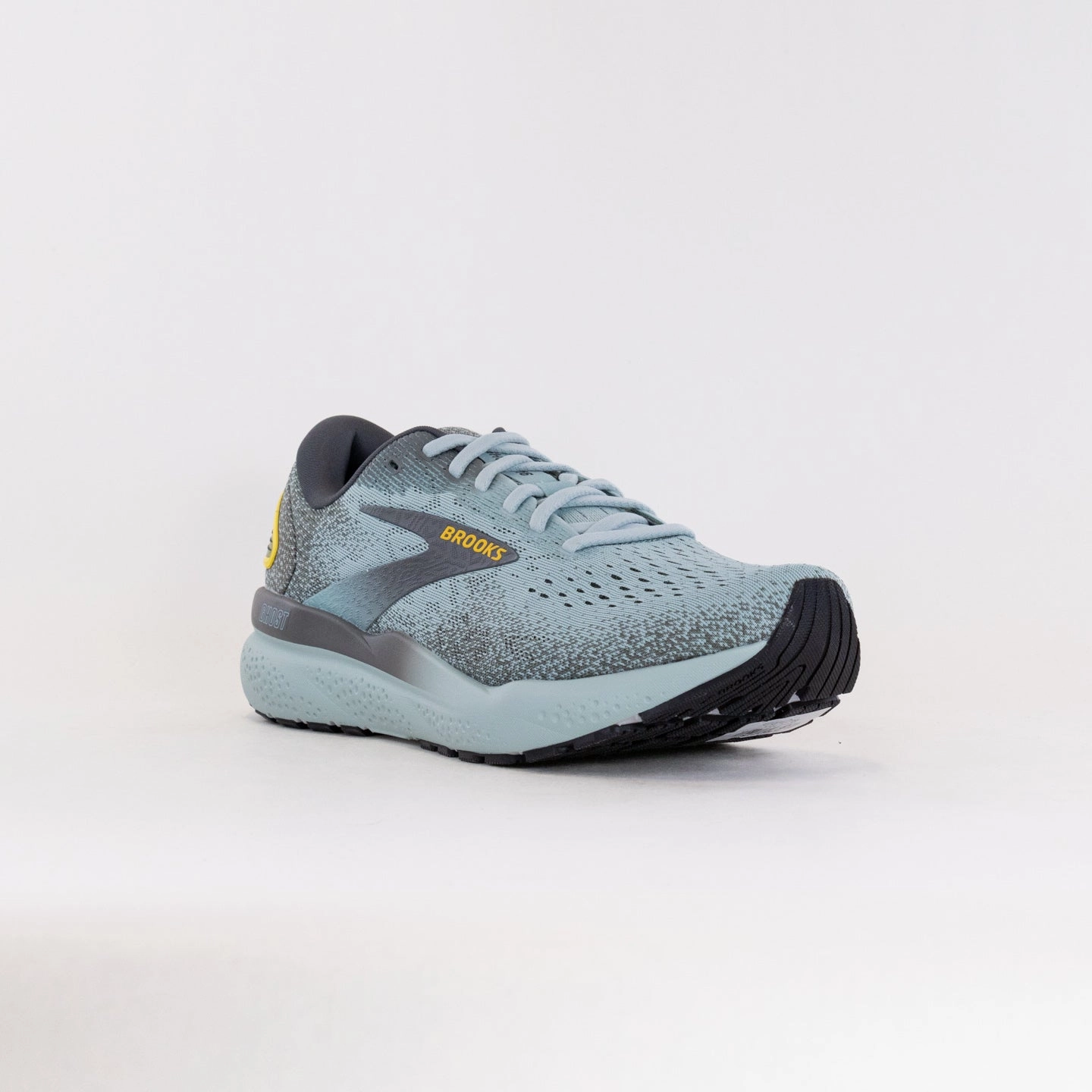 shock - absorbing shoe attributes Brooks Ghost 16 (Men??s) - Cloud/Grey/Gold