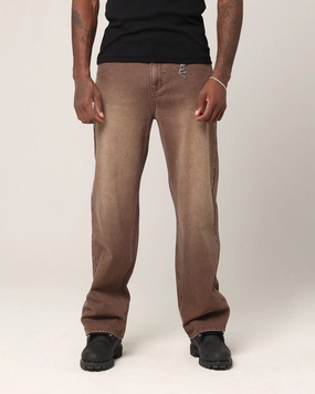 Flattering Look Hidden pockets Saint Morta Amethyst Relaxed Jeans Washed Brown