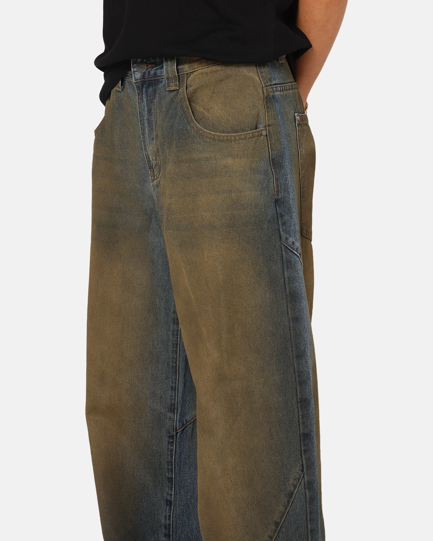 Saint Morta Amplus Dirty Jeans Real Dirty Blue Body Aligned ErgonomicArticulatedDesign