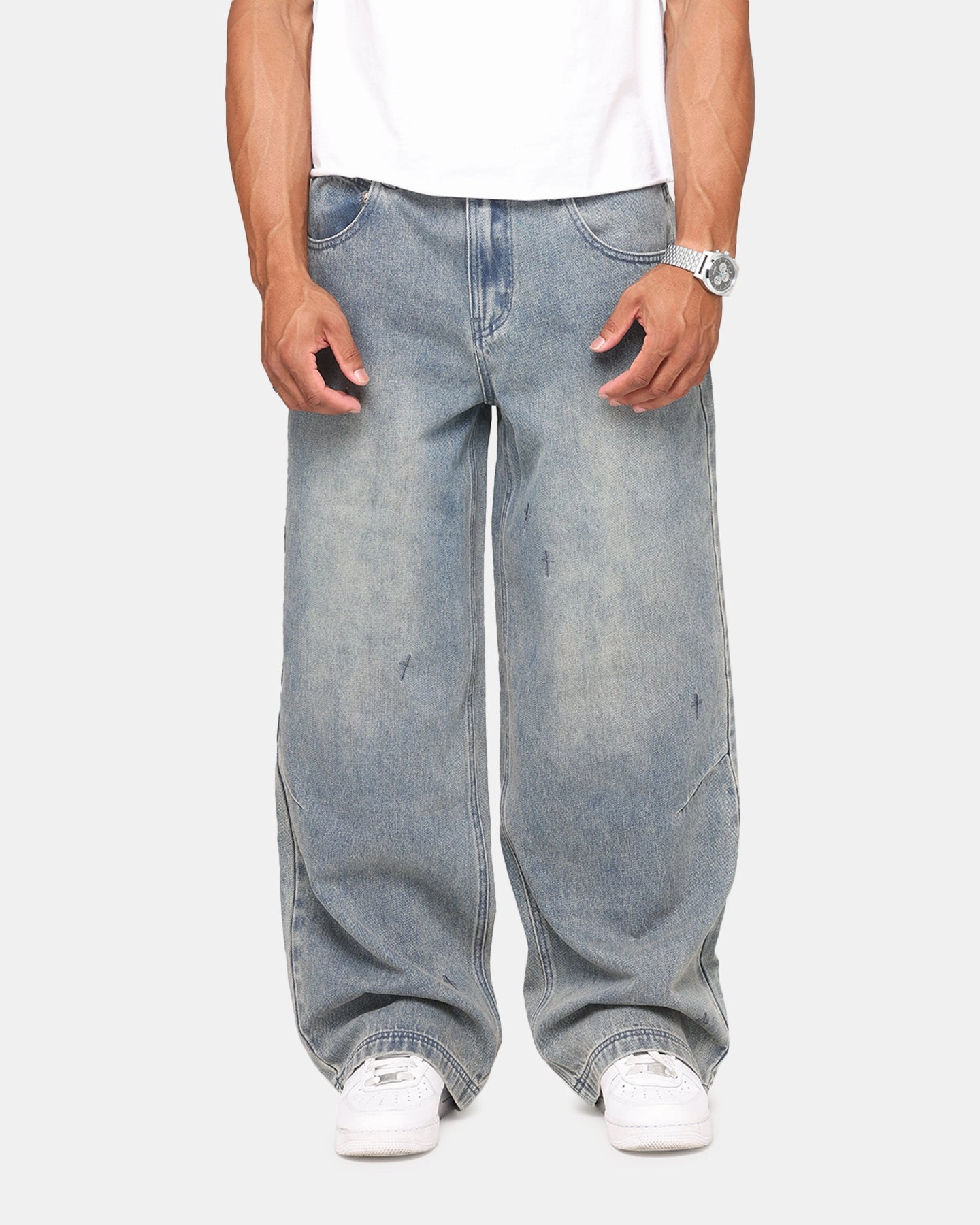 Core Stretch Practical Comfort Saint Morta Amplus Graveyard Jeans Dirty Denim