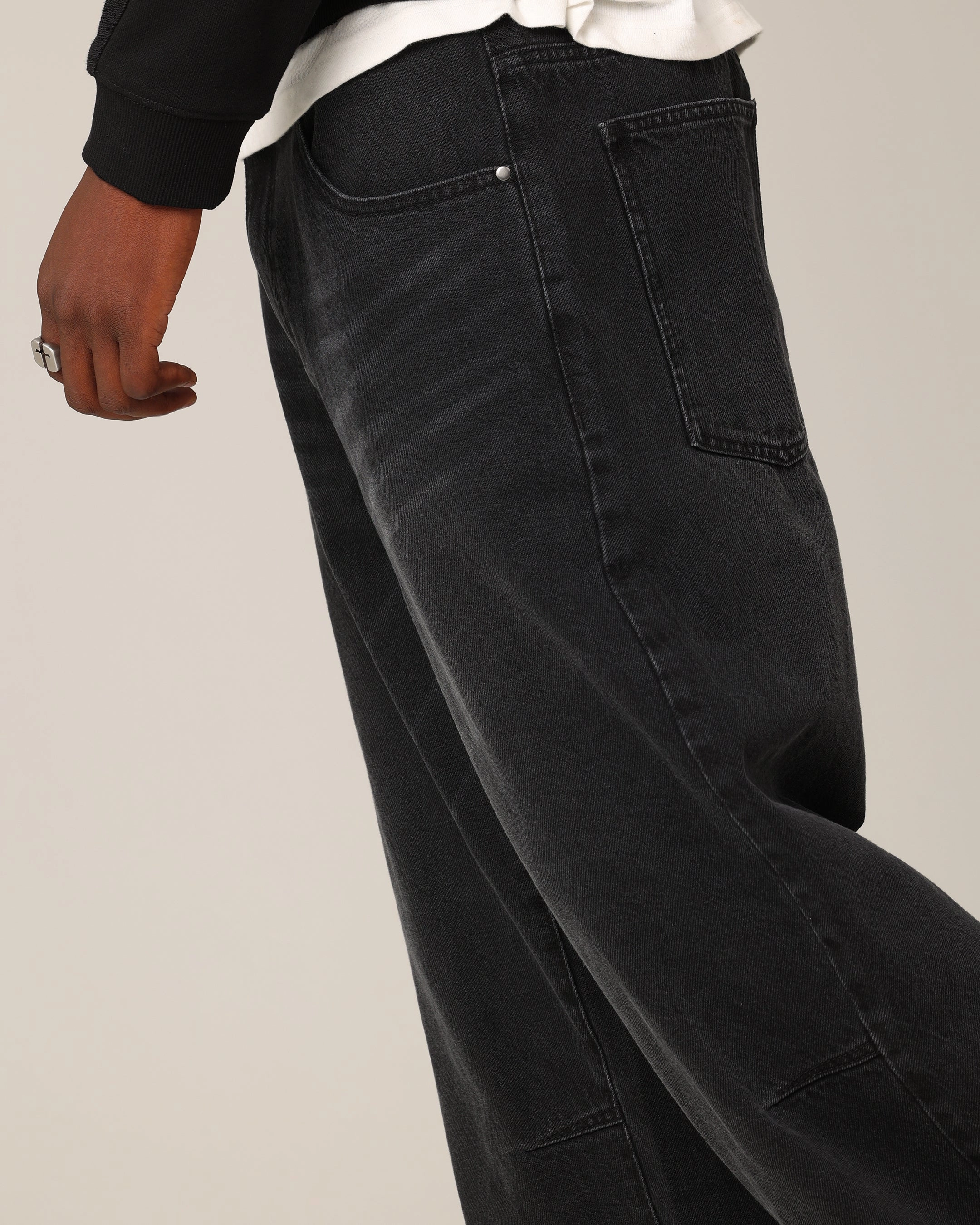 Saint Morta Amplus Jeans Black Shadow Breathable Comfort