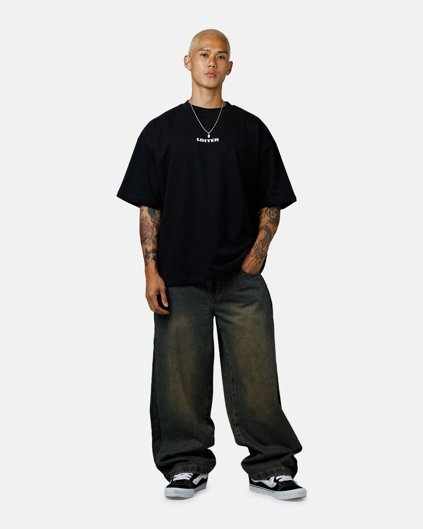 Saint Morta Amplus Rodeo Drive Recon Jeans Dirty Blue Street Comfort Comfy Texture